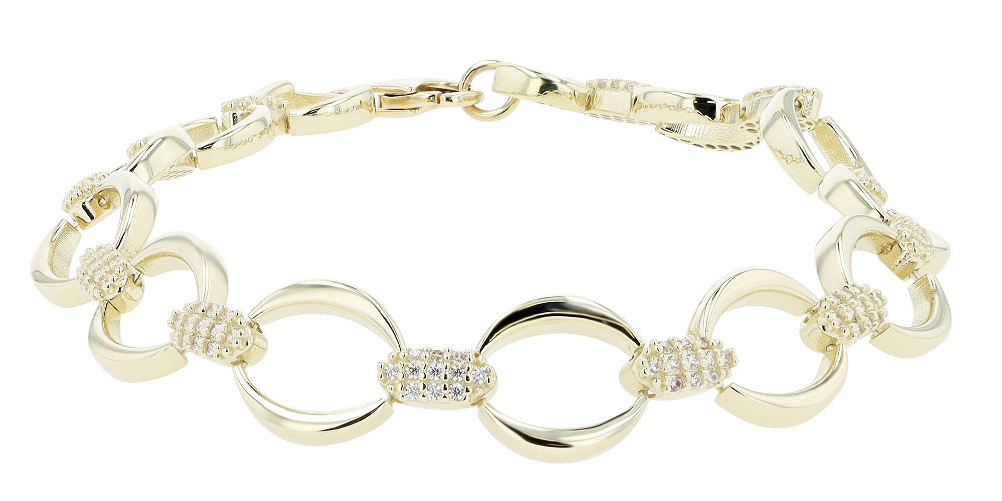 333/- Gold "Liah" Armband, 8 Karat  Gelbgold