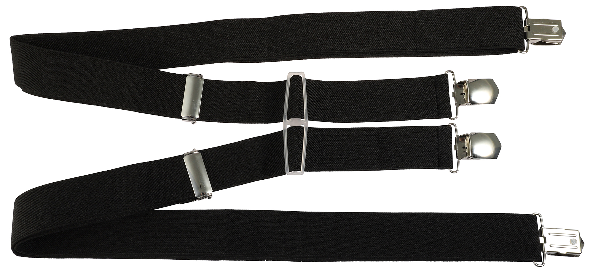 Bretels, 100 cm, elastisch, zwart