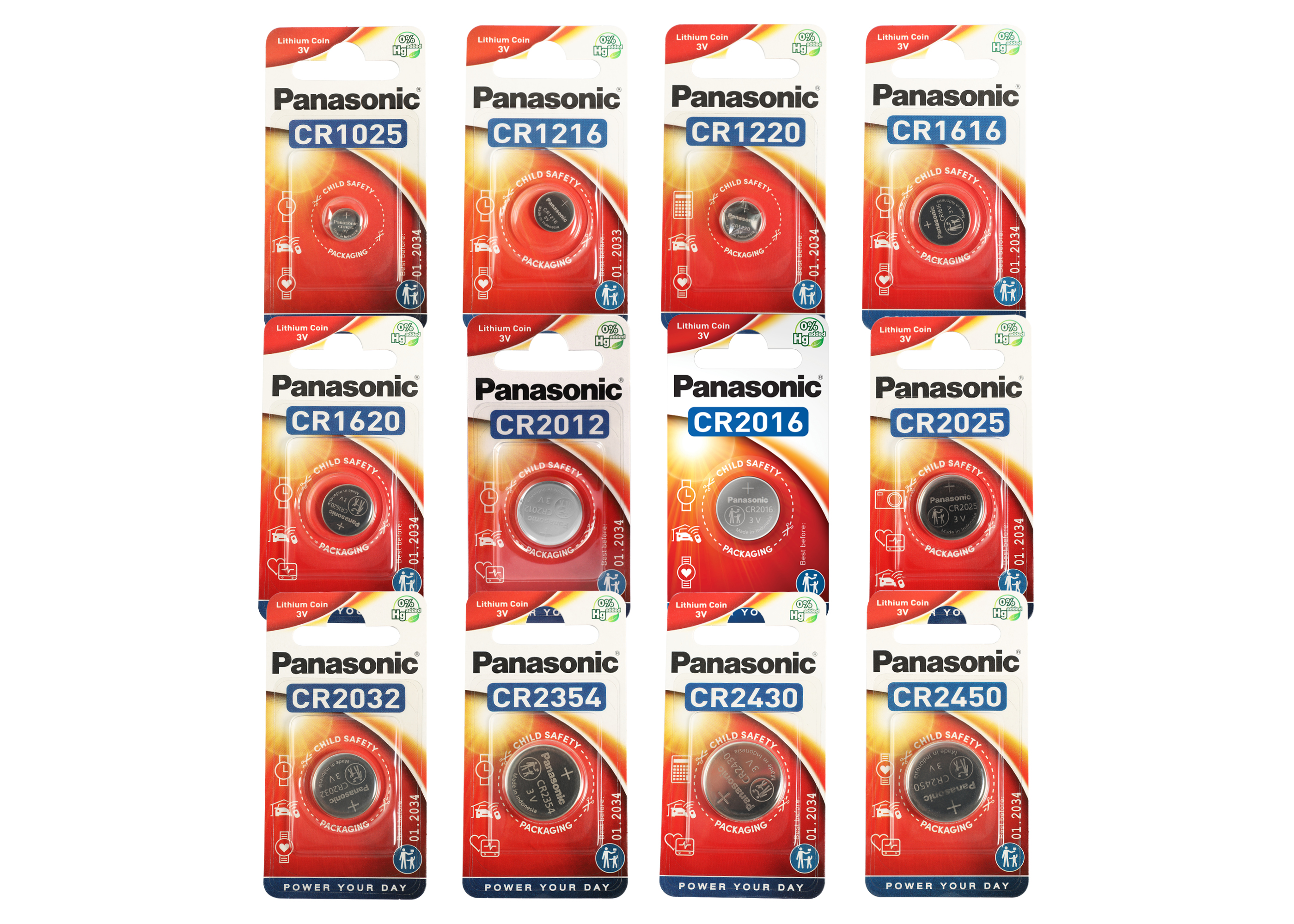 Panasonic Lithium Power, 3V, blisterverpakking van 1