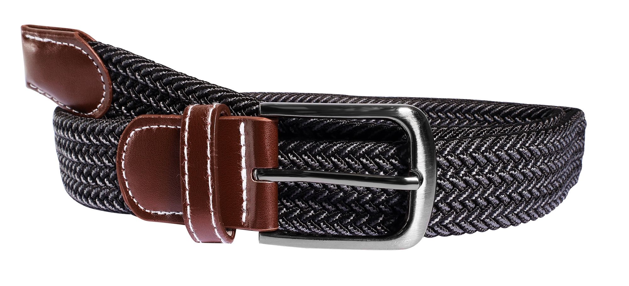 Textil Gürtel Gr 100 cm (S), Flechtmuster