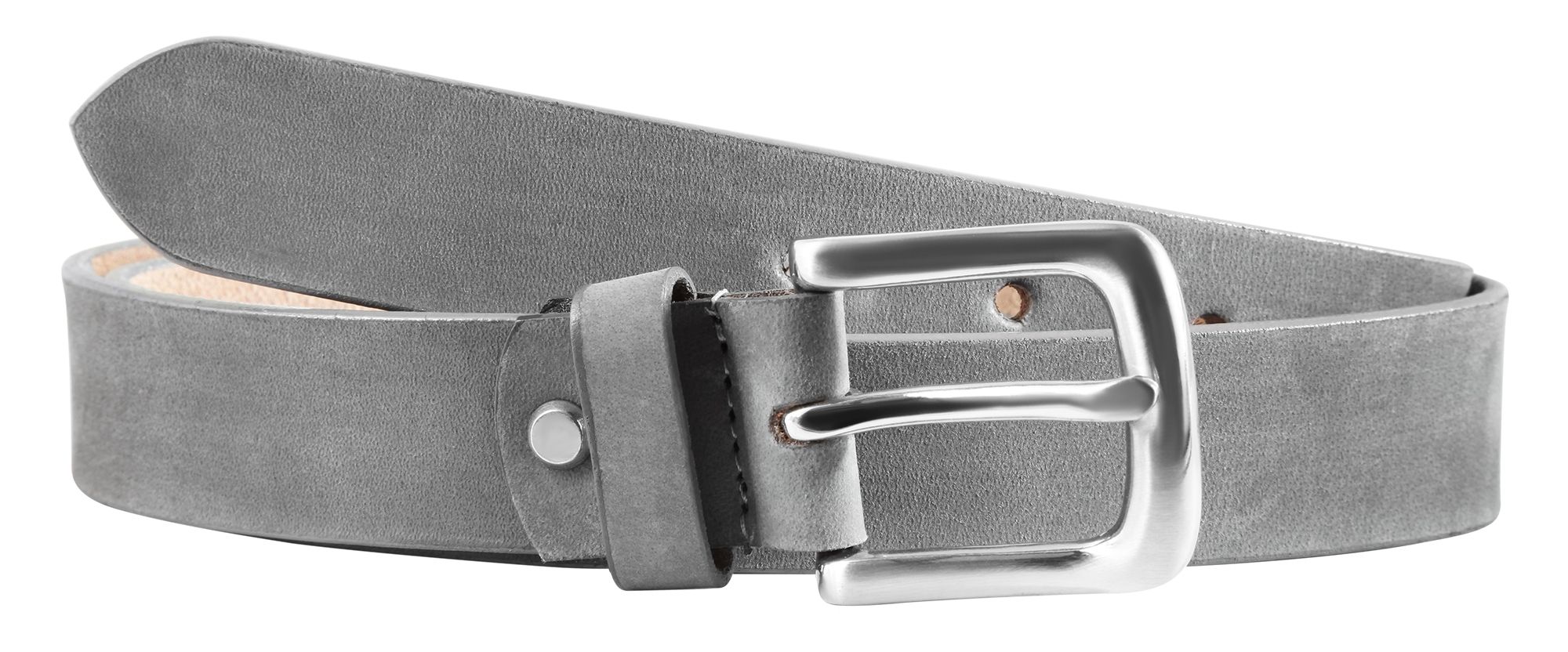 Leonardo Verrelli Echt Leder Gürtel, Länge 85 cm