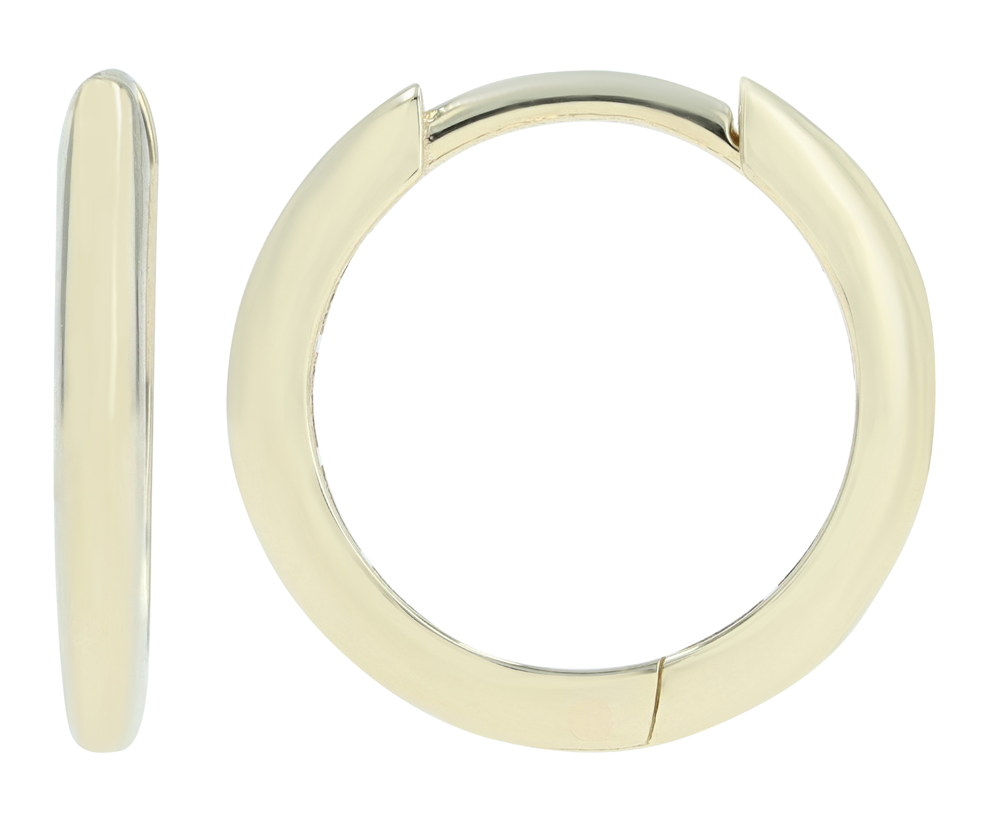 333/- Gold Creolen "Amel" Ø 11 mm, 8 Karat, Gelbgold