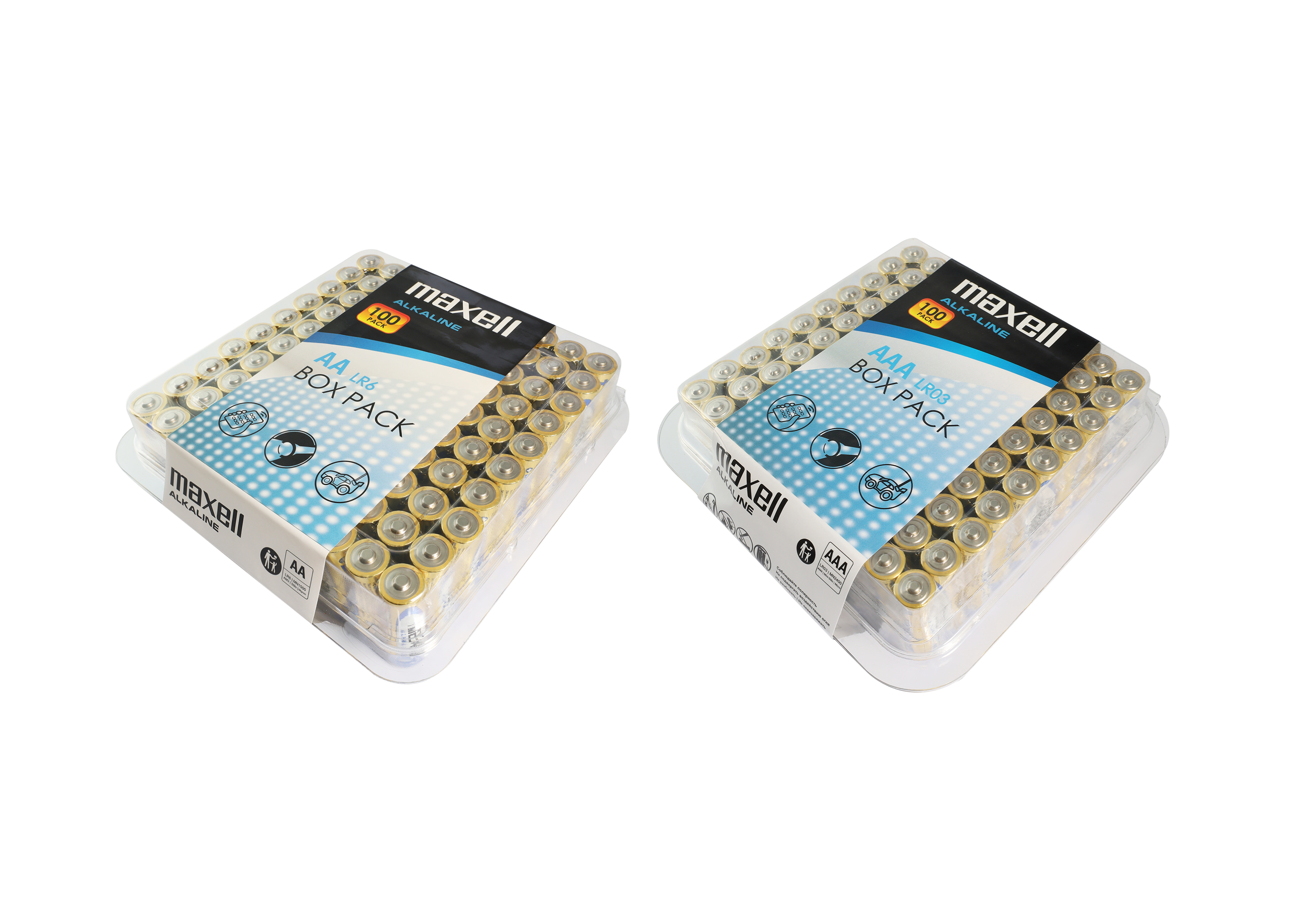 Maxell Alkaline LR03/LR6 im 100er Paket