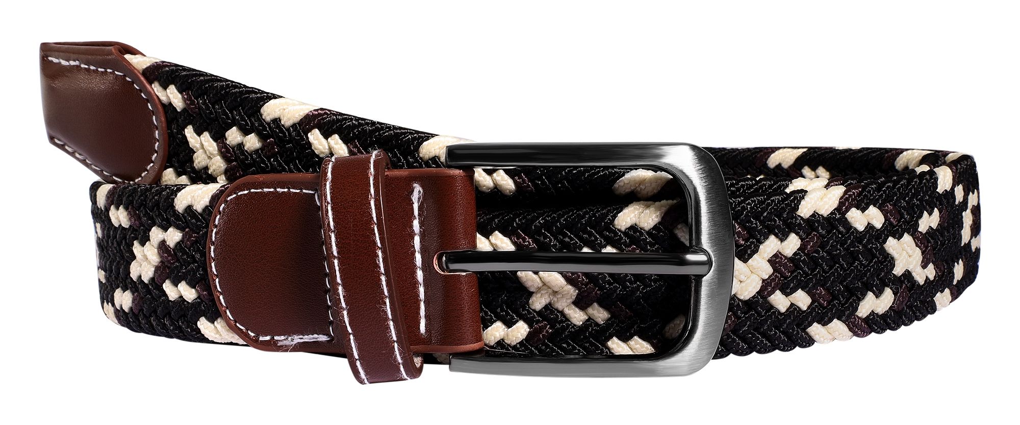 Flechtgürtel aus Textil, Gr 100cm (S)