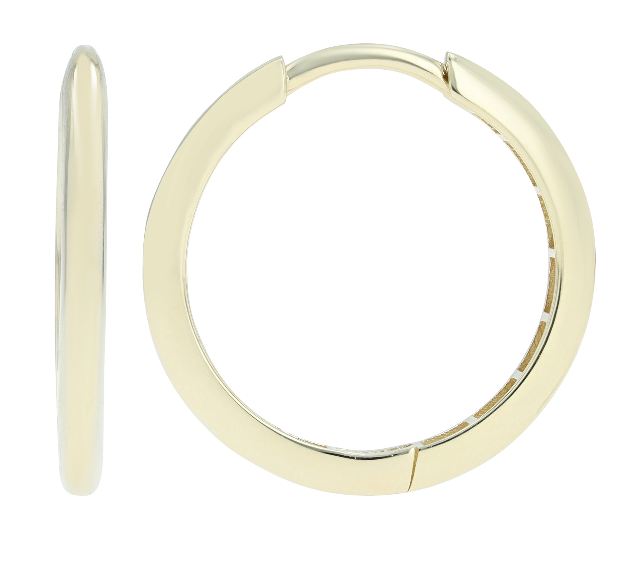 333/- Gold Creolen "Amalie" Ø 15 mm, 8 Karat, Gelbgold