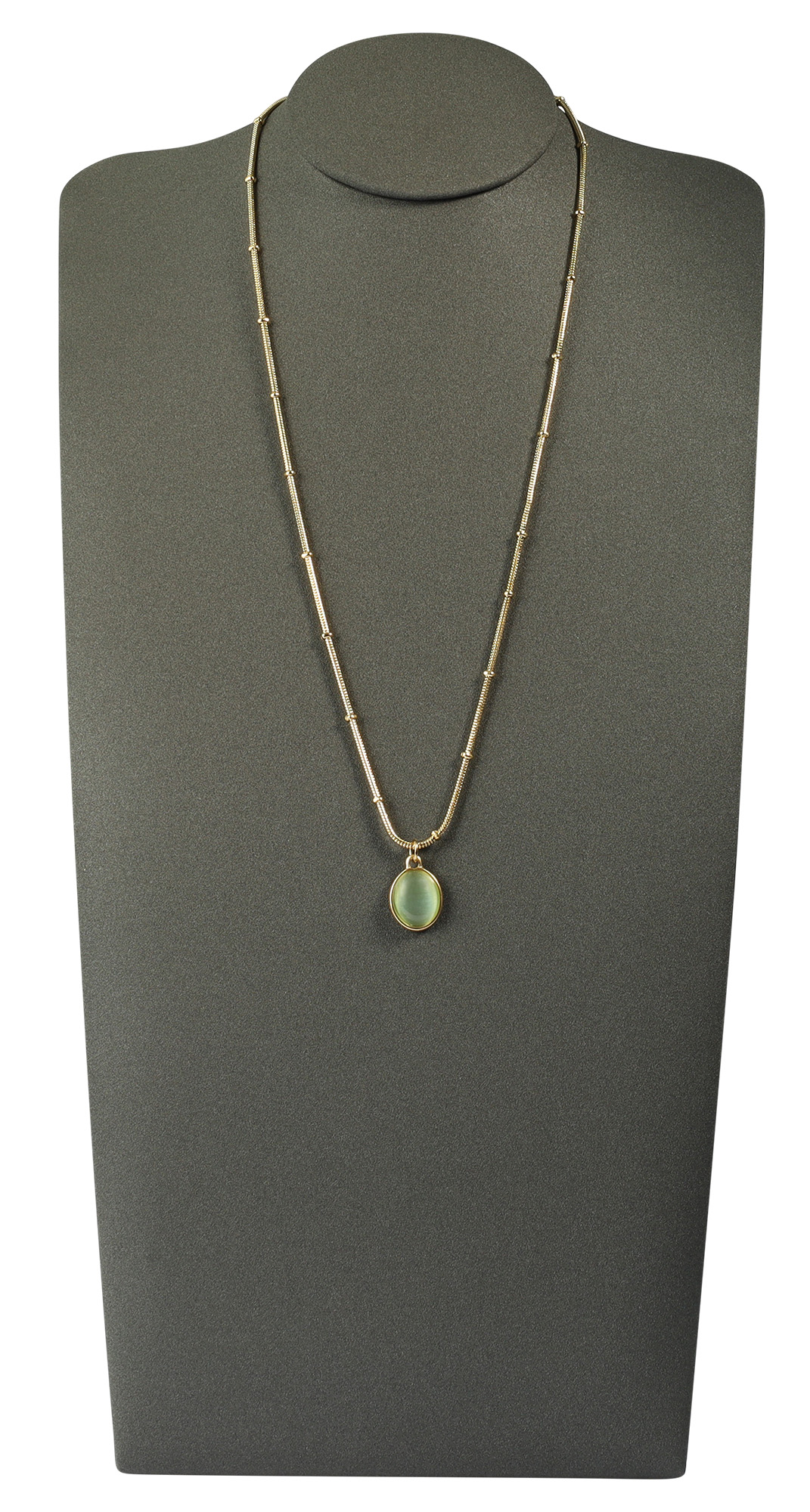 Schaufensterbüste, 2 Stück, Metall mit Textilüberzug, grau