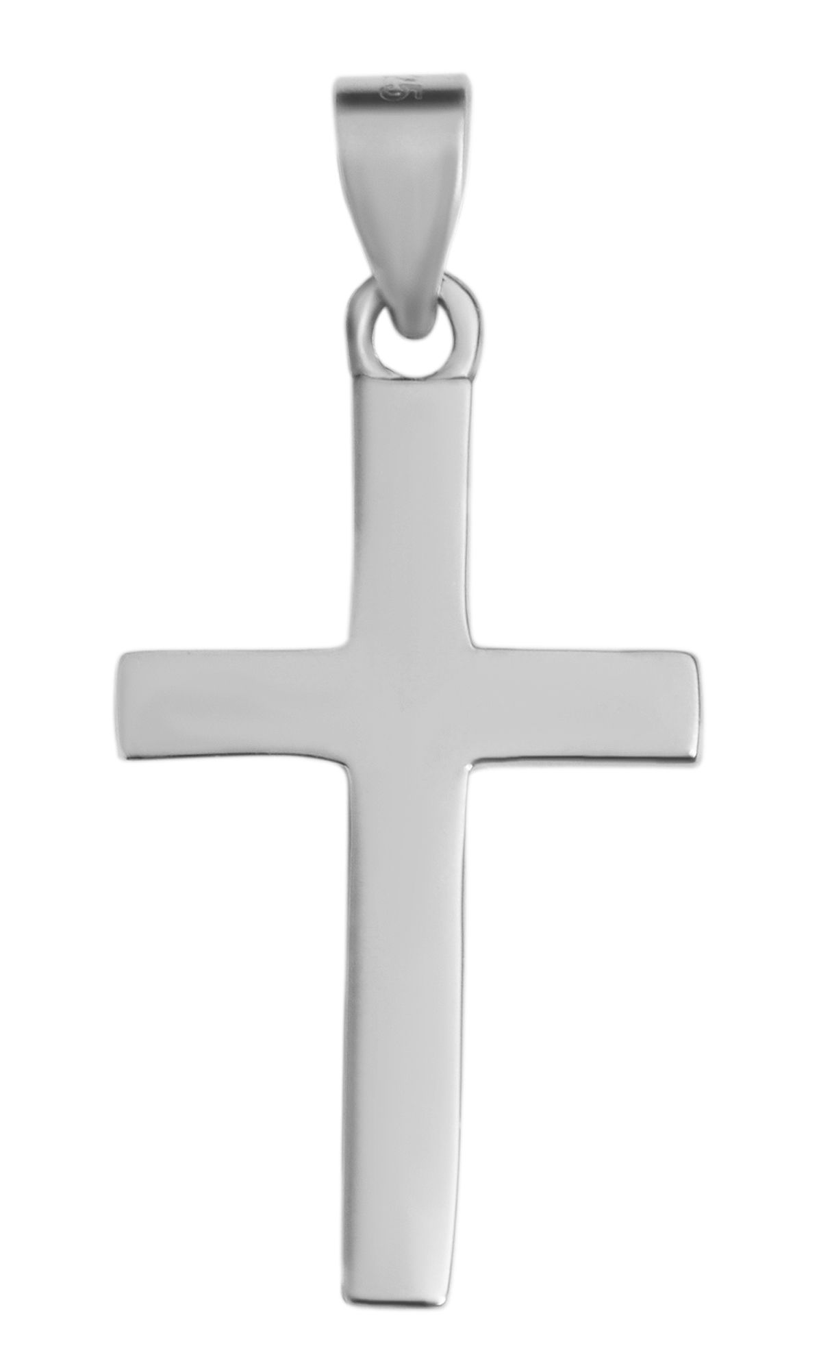 925 echt zilveren kruis hanger zonder ketting, 1,42 gram, 925/gerhodineerd