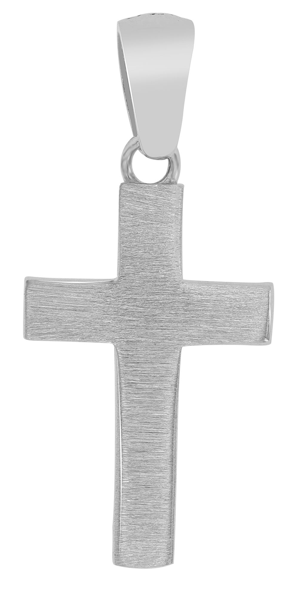 "Eternal Faith" 925/rh Echt Silber Anhänger (ohne Kette) Kreuz, silberfarben