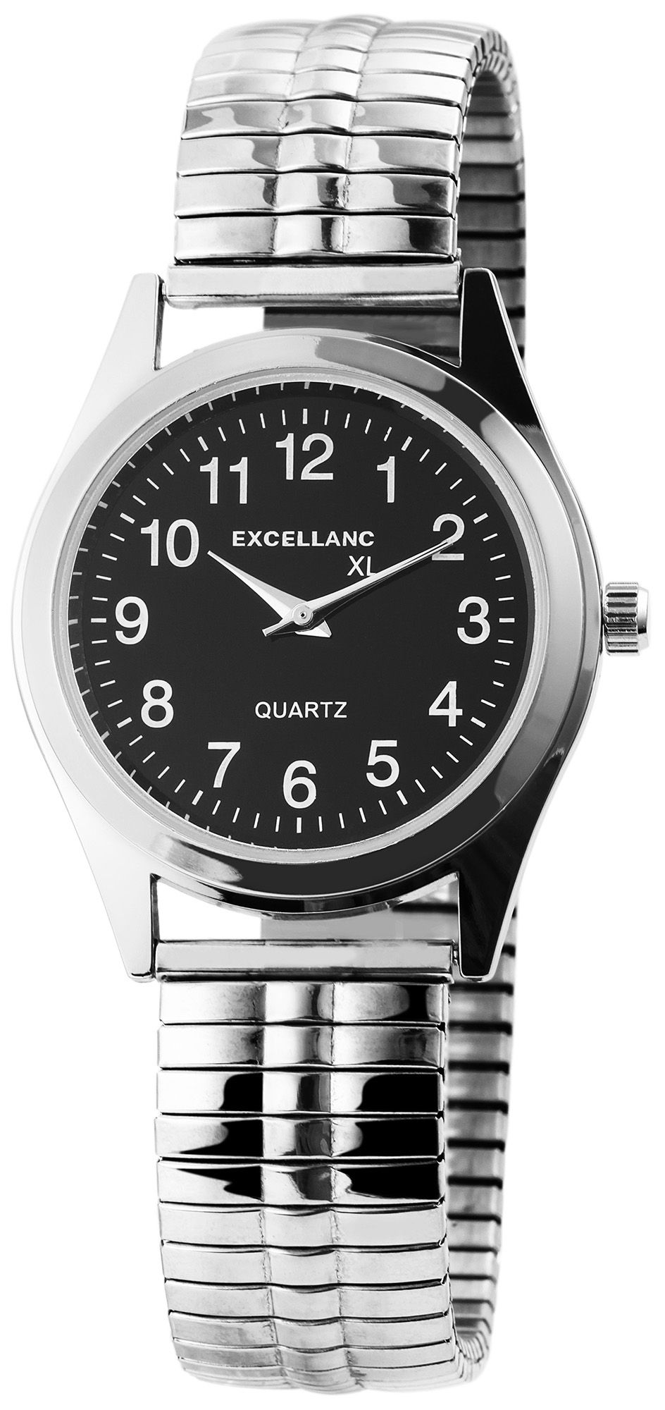 Excellanc herenhorloge met roestvrijstalen armband