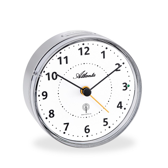 Radiogestuurde wekker, geluidsarm uurwerk, herhaling, stijgend weksignaal, wijzerplaatverlichting