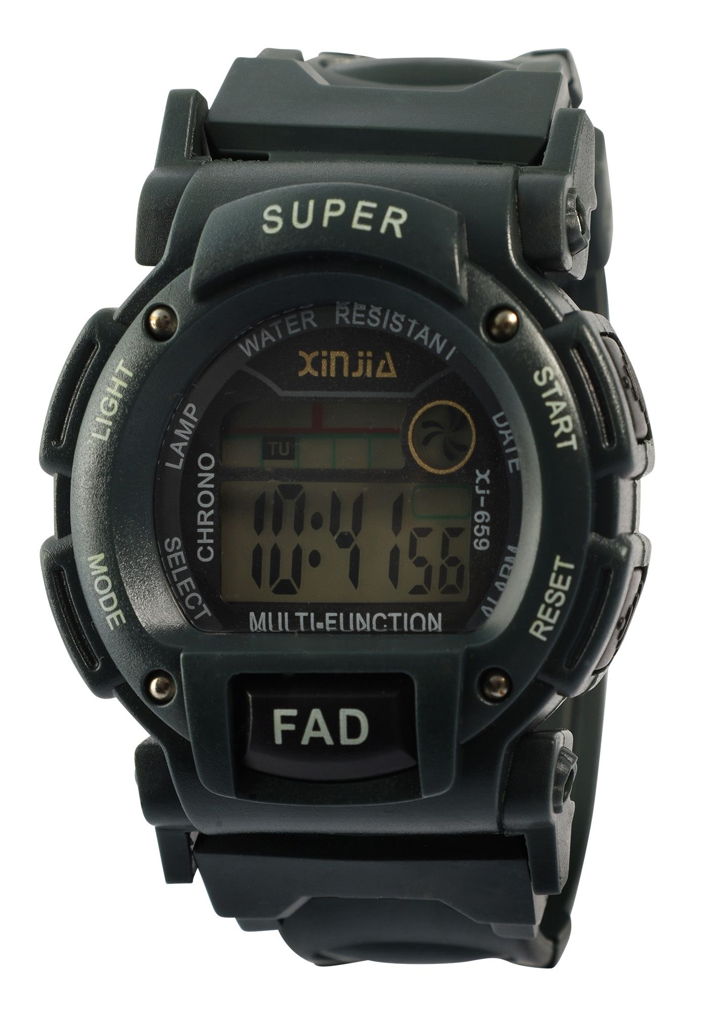 Xinjia herenhorloge met TPU band, donkergroen