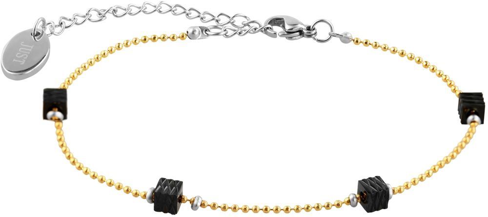 Just Schmuckarmband aus Edelstahl mit IP Gold-Beschichtung l UVP 18,90 €