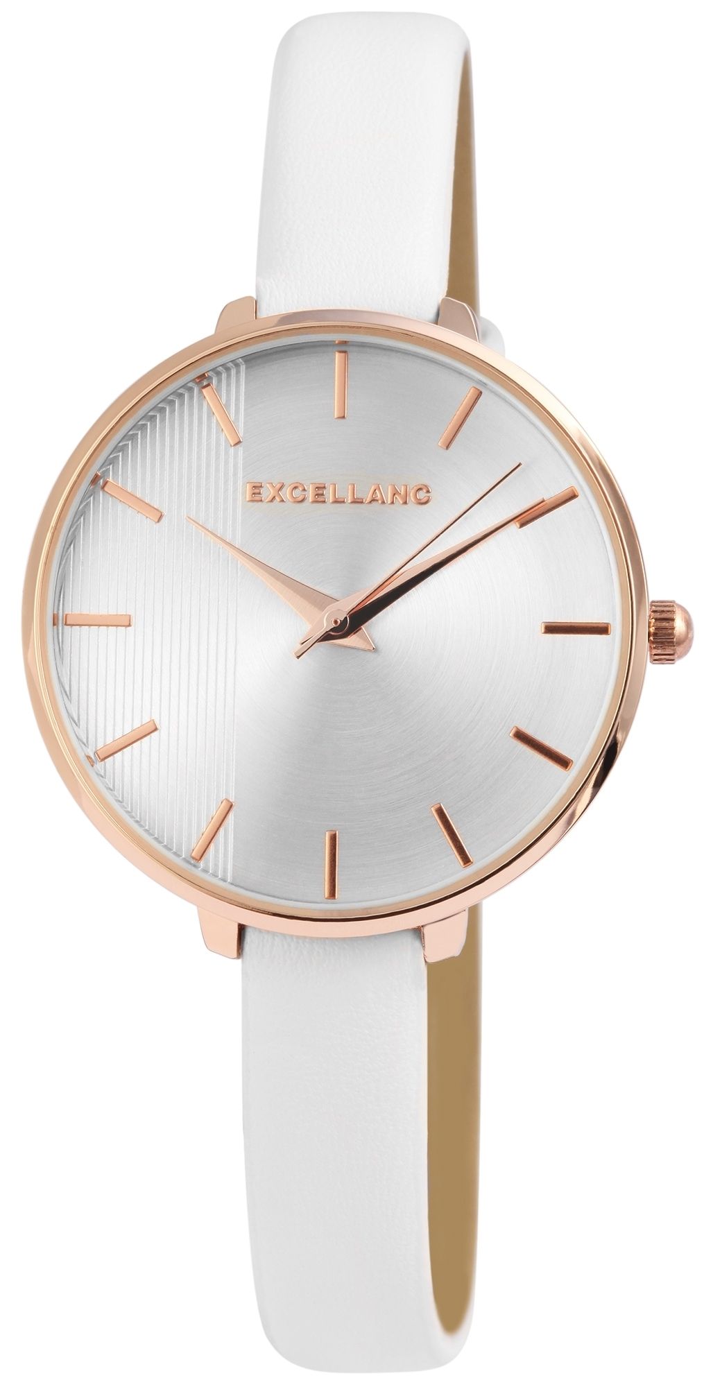Excellanc dameshorloge met imitatieleren band