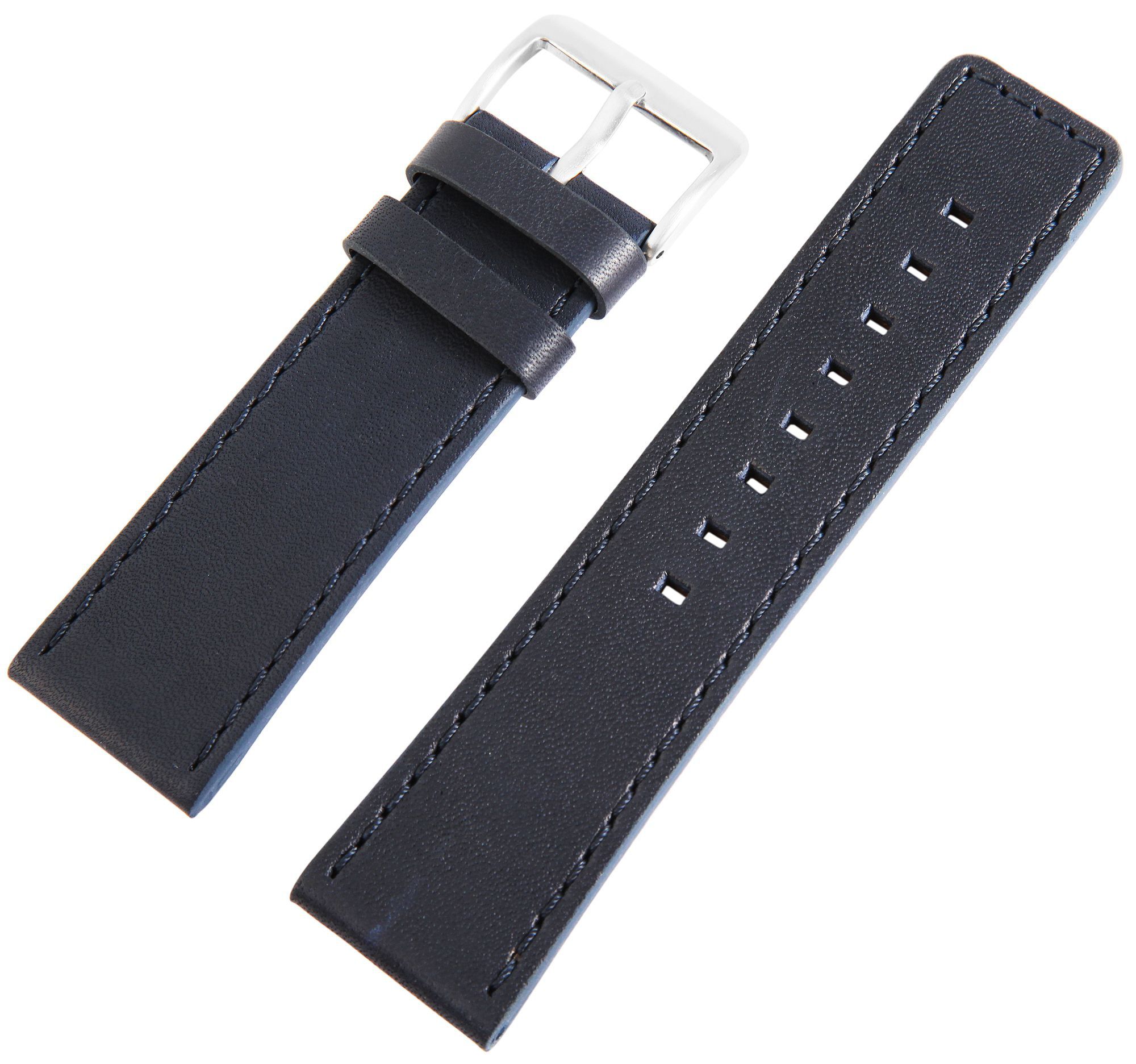 Echt Lederarmband, 26 mm, blau
