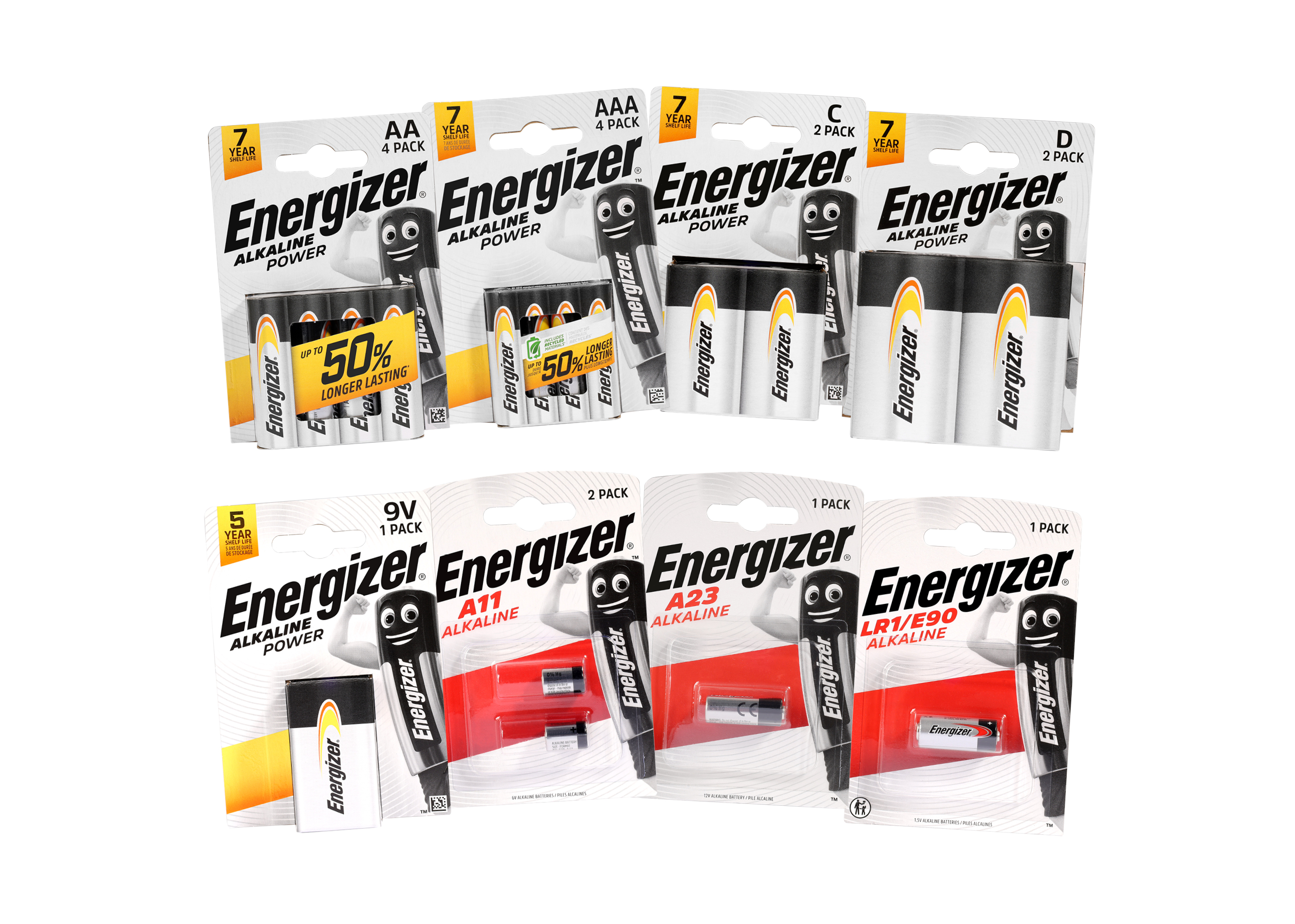 Energizer Alkaline Power Rundzellen