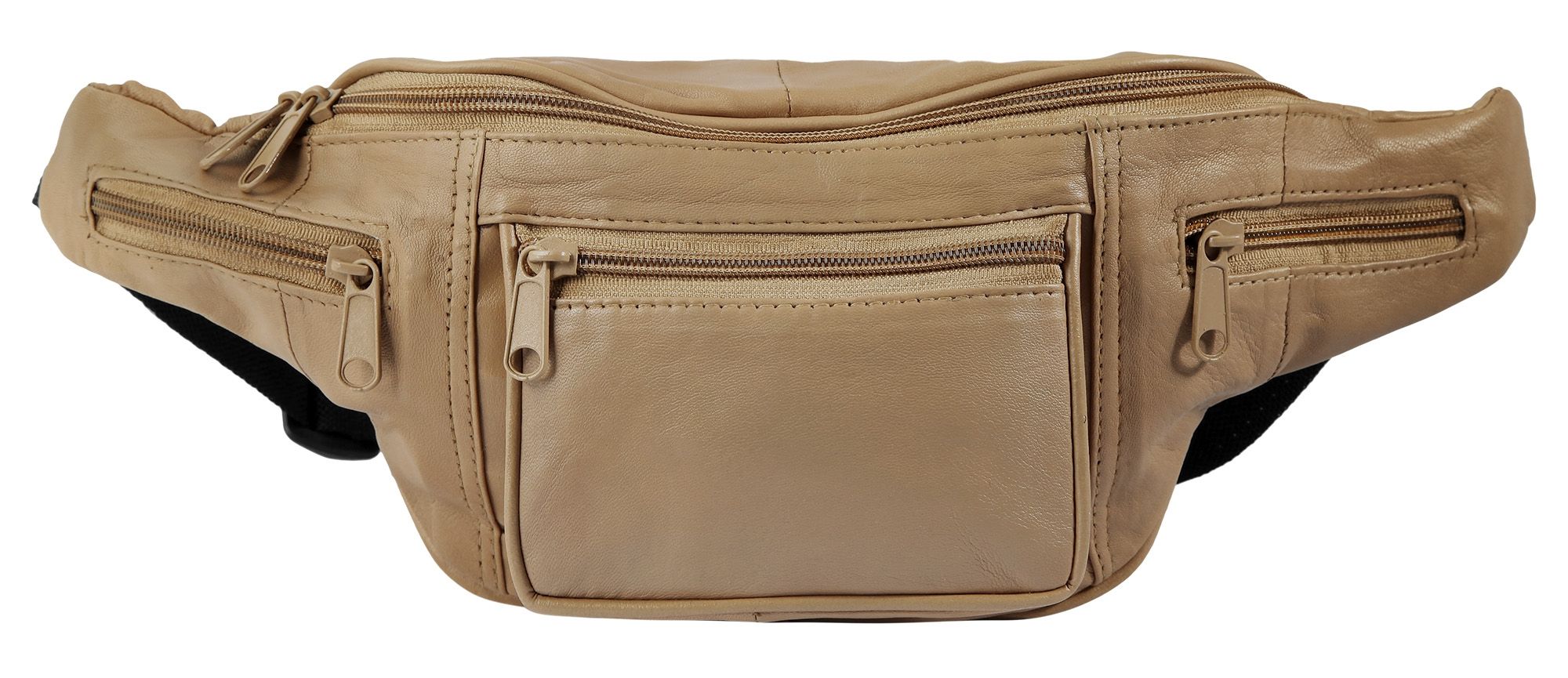 "Shadi", Leonardo Verrelli heuptasje van echt leer, bruin