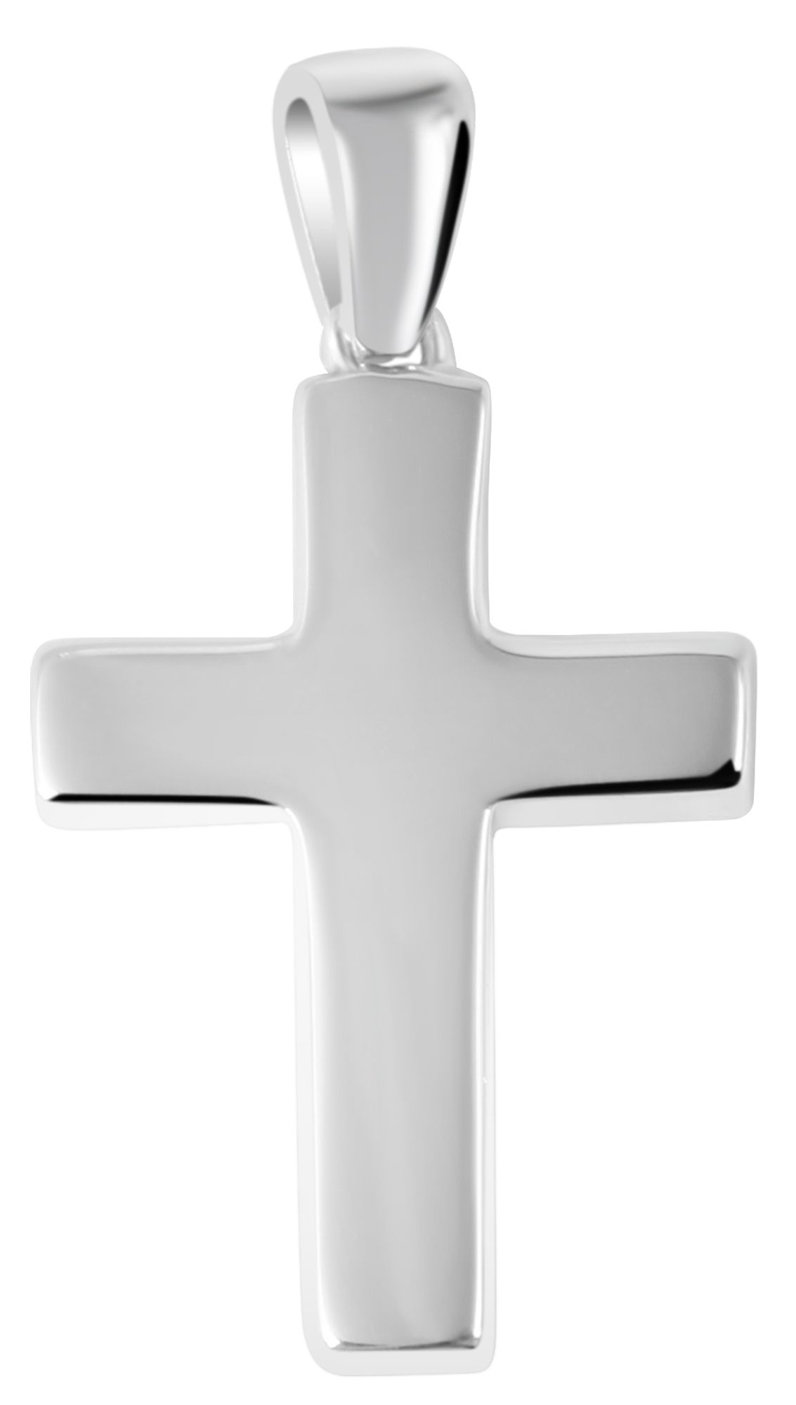 "Hallie" 925/uur echt zilver, hanger (zonder ketting), kruis, zilverkleurig