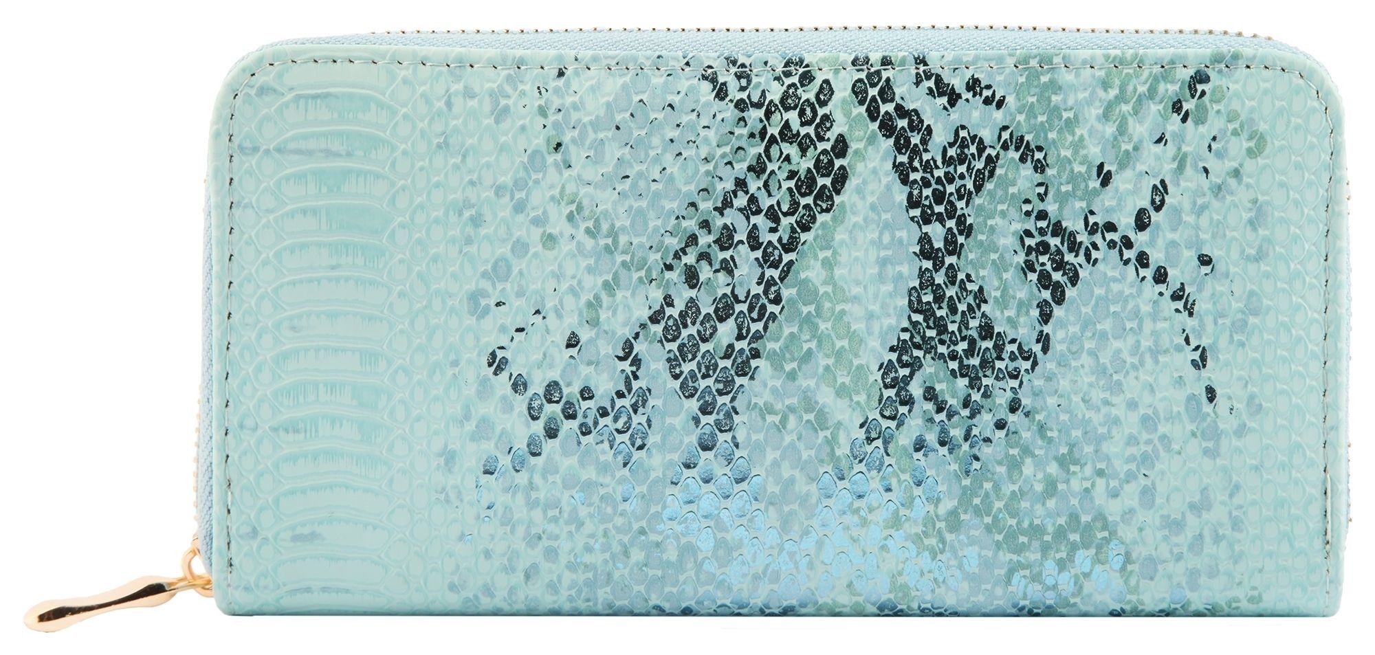 Cham Cham Damen Geldbörse aus Lederimitat, Blau