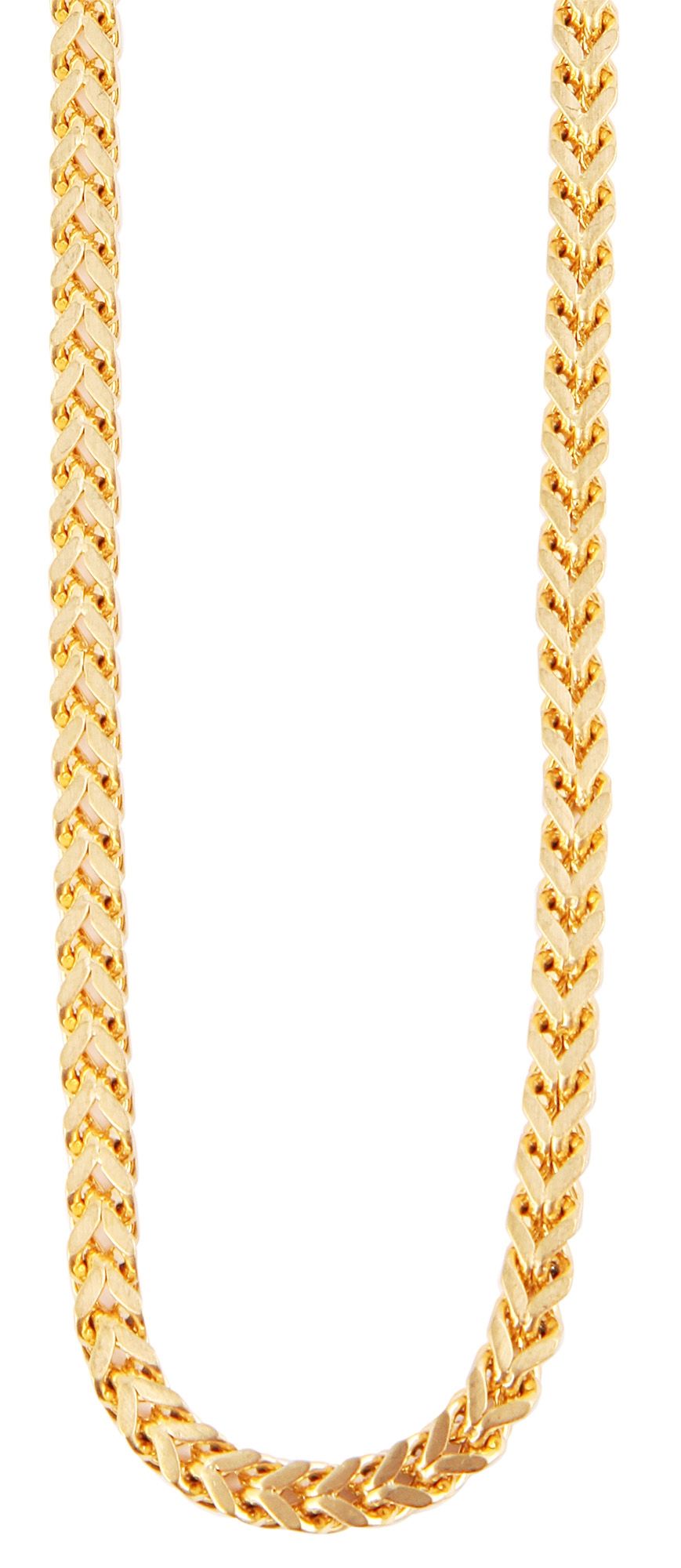 Akzent Edelstahl Panzerkette, goldfarben, Länge 50 cm