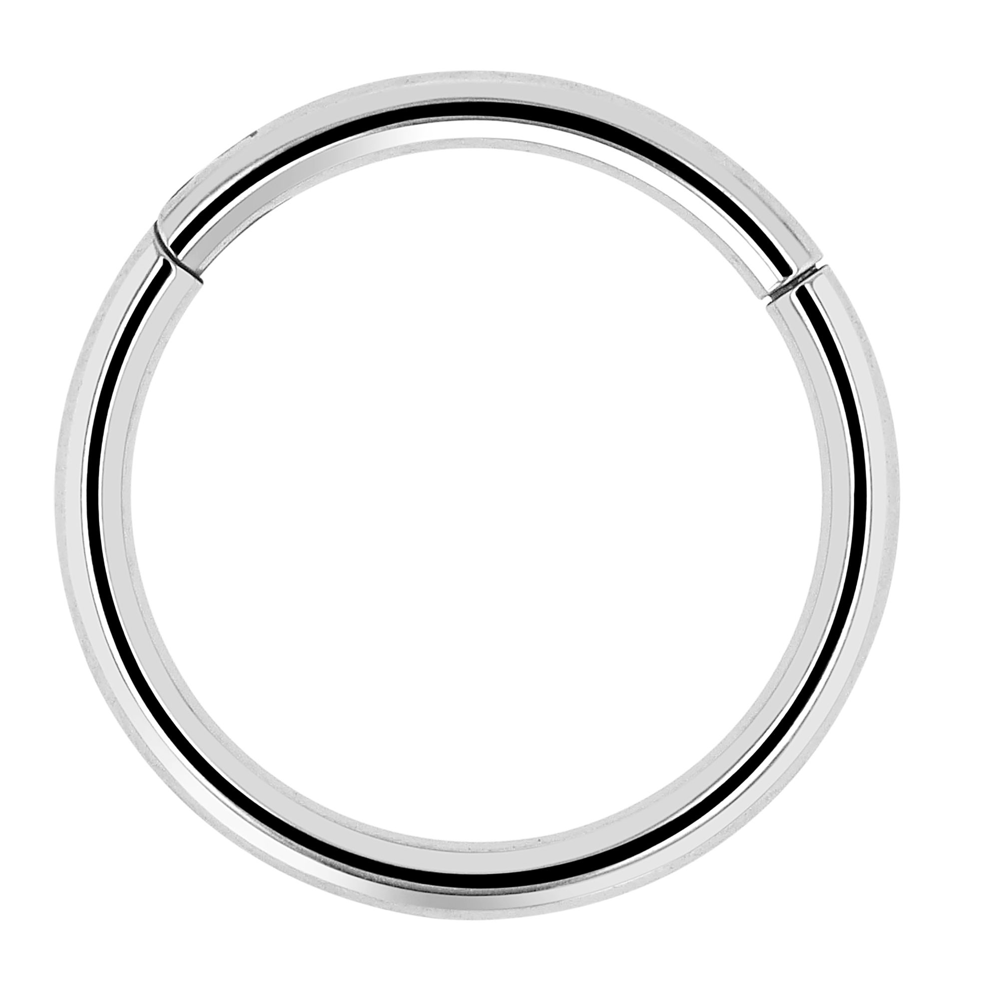 "Snorlax" Nasenpiercing aus Edelstahl, Nasenring, silberfarben, Stärke 1,2 mm / Ø 8 mm