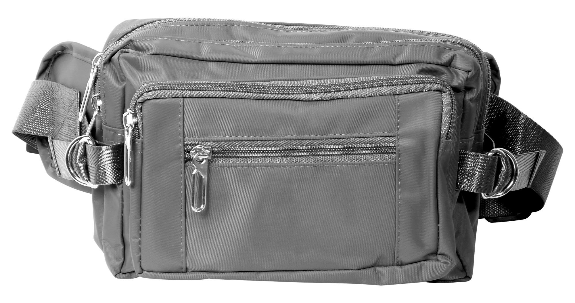 Modische Hüfttasche aus Polyester, grau