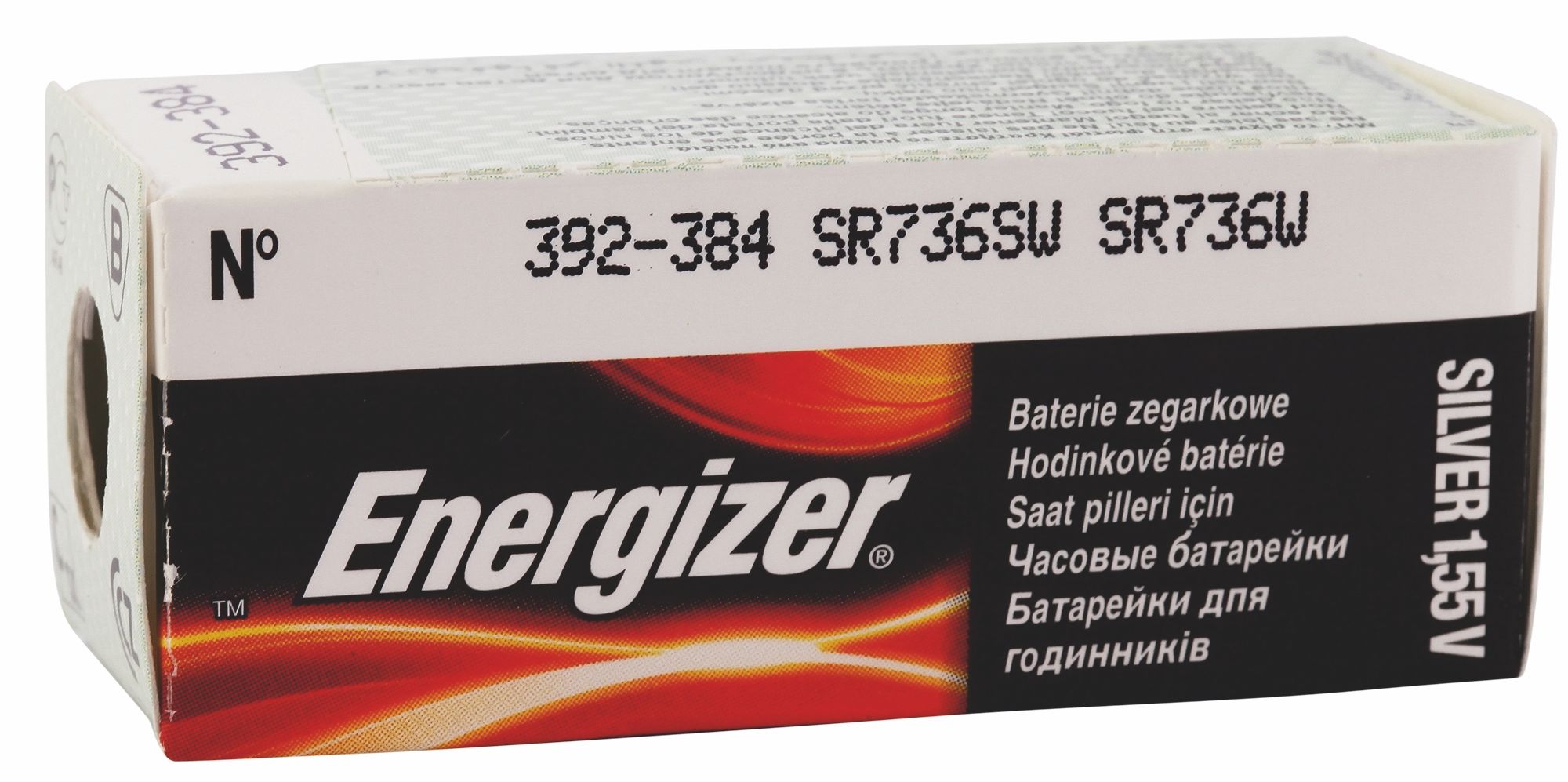 ENERGIZER Knopfzellen, 0% Quecksilber , Verpackungsinhalt 10 Stück, 392/384
