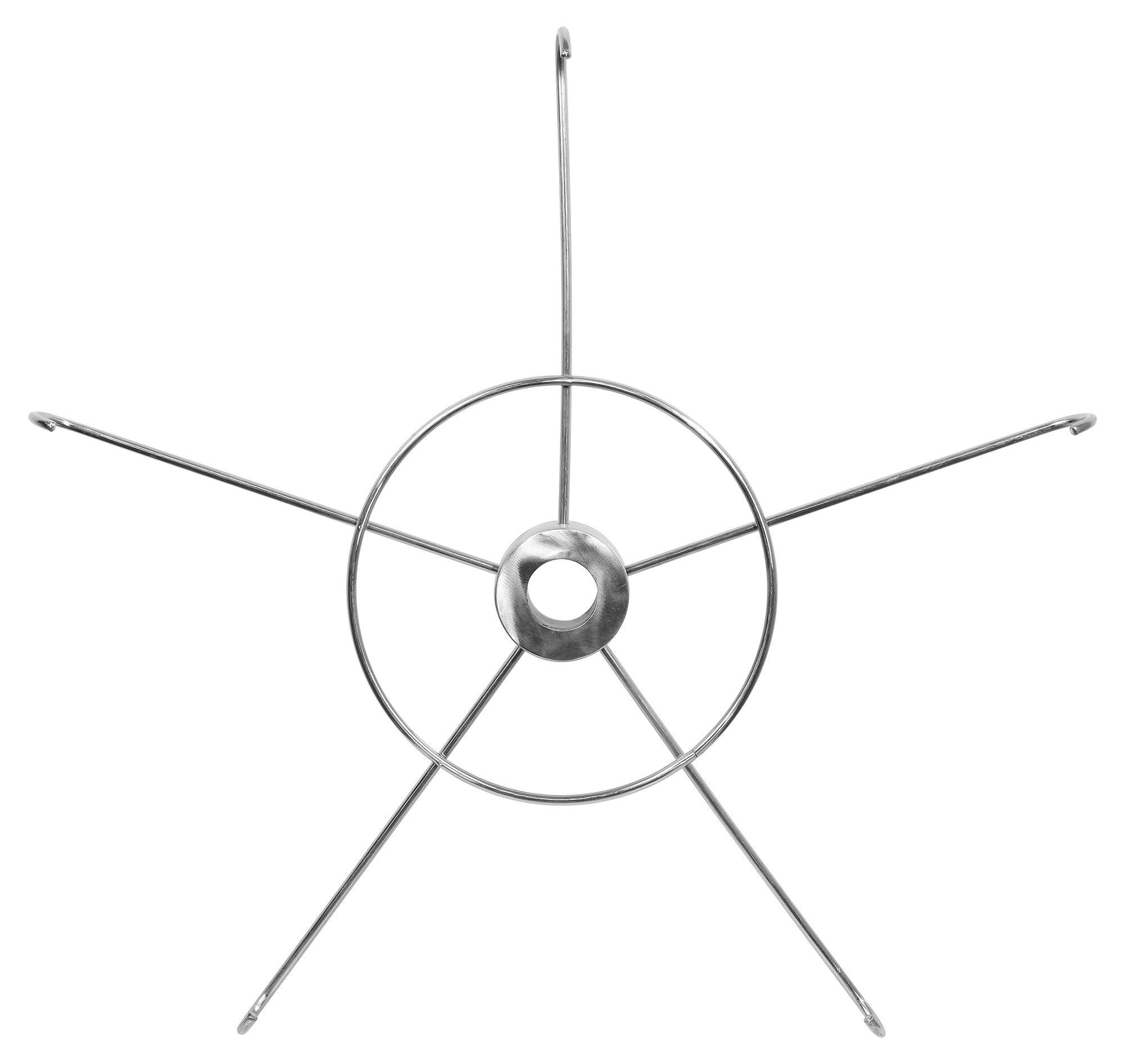 Kranz aus Edelstahl mit 5 Haken für Universalständer 6100144-001/ -009