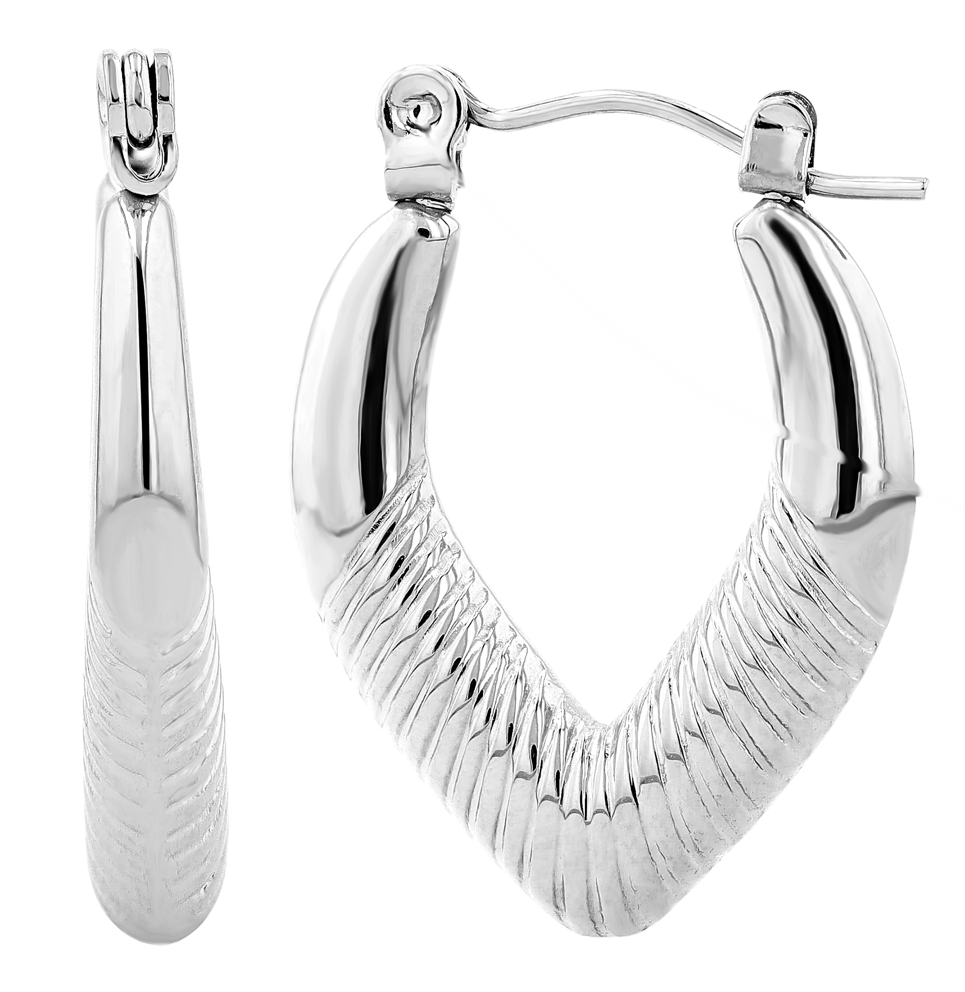 "Emmy" roestvrijstalen oorbellen, statement, zilverkleurig