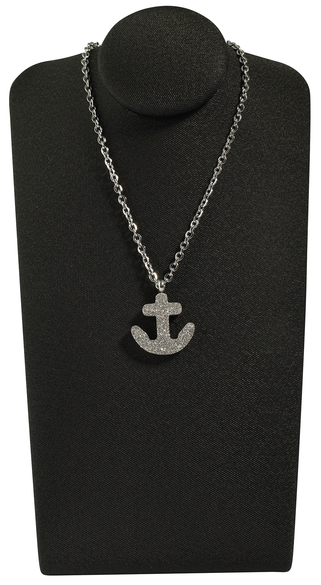 Etalage buste, 2 stuks, metaal, PU hoes, zwart