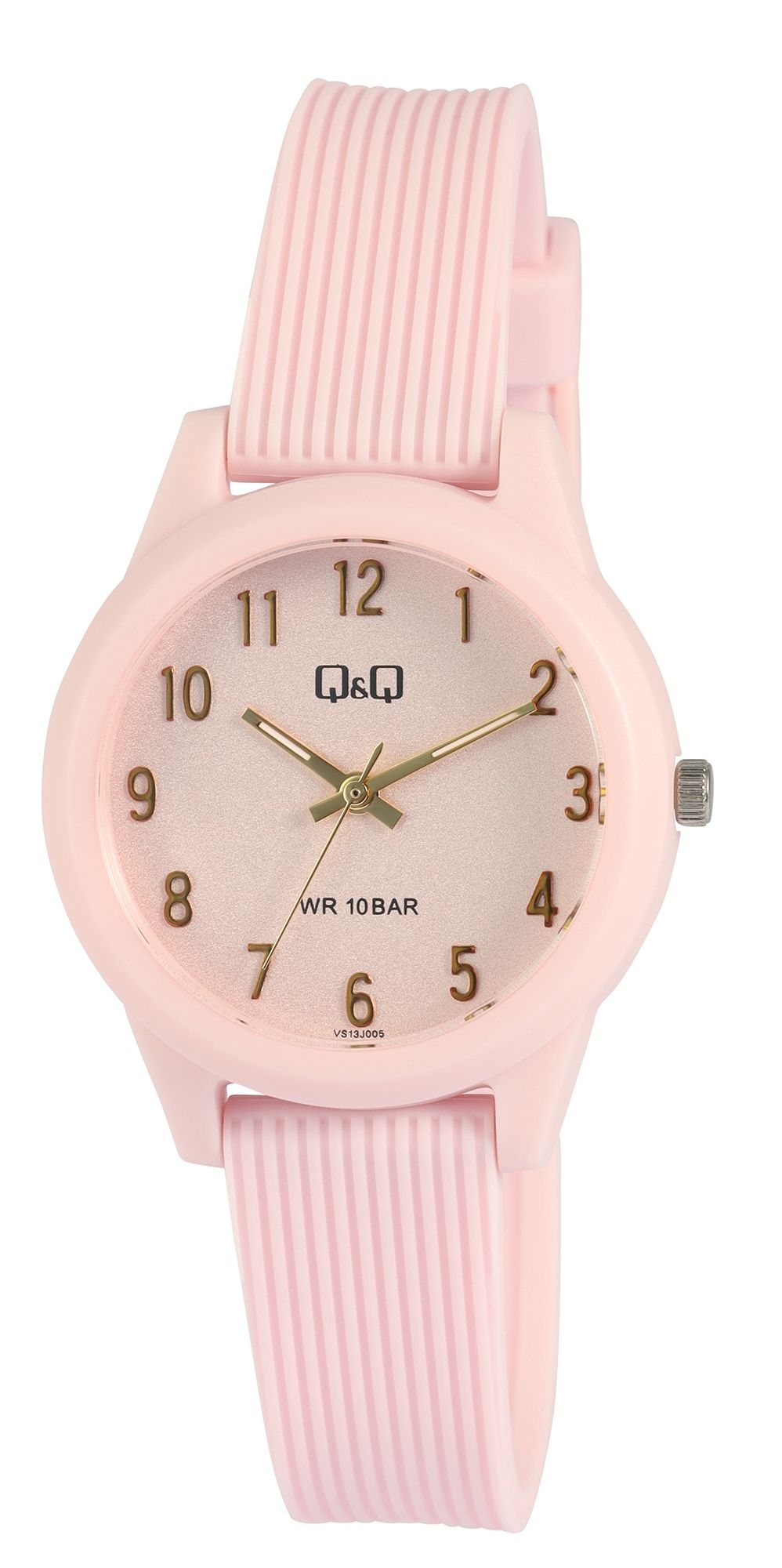Q&Q Damen-/ Jugenduhr, Kunststoffarmband, 10 ATM, Ø 32 mm, rosa