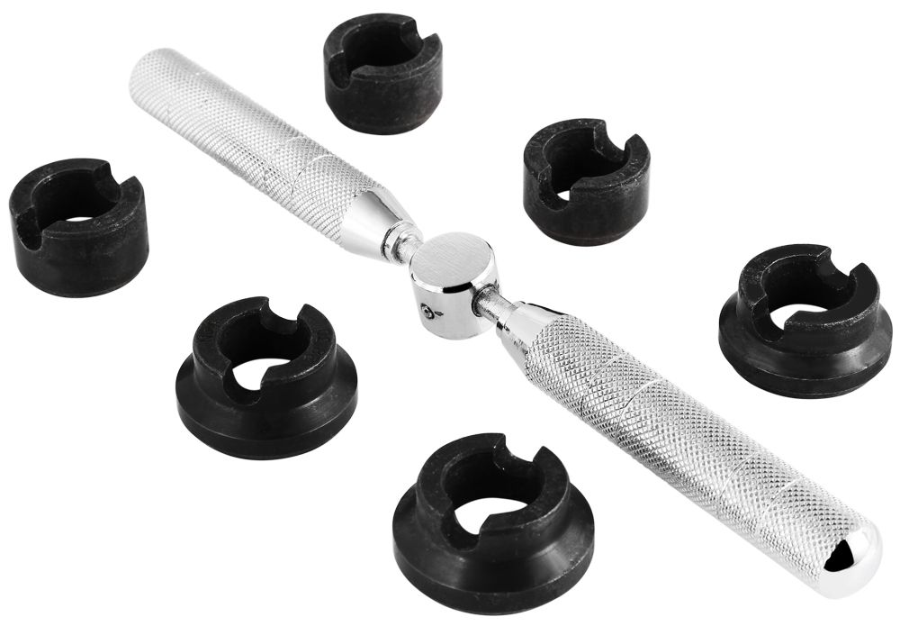 Gehäuseöffner für Uhren mit geriffeltem Gehäuseboden