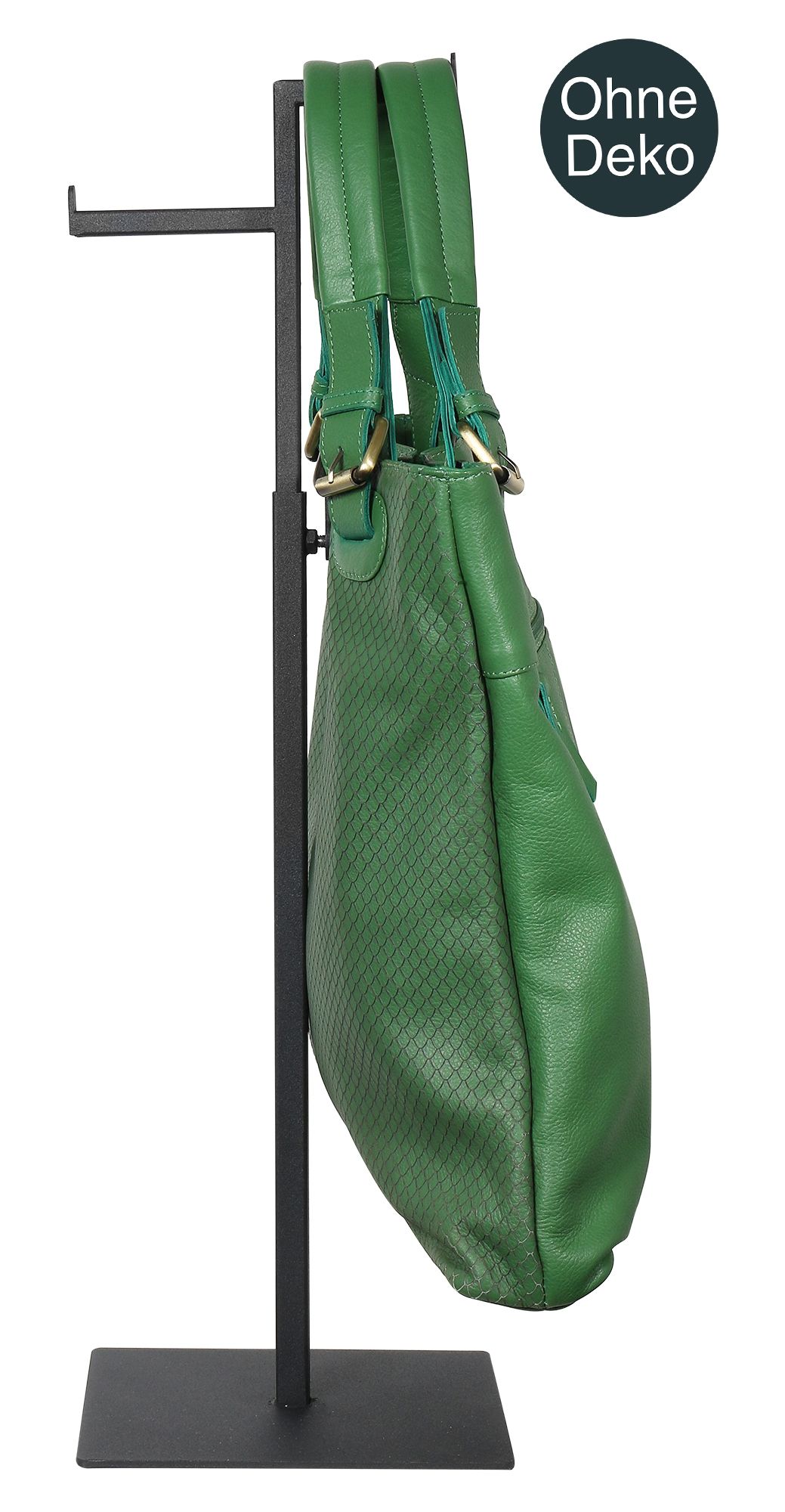 Verkaufsständer für Handtaschen, Edelstahl, höhenverstellbar