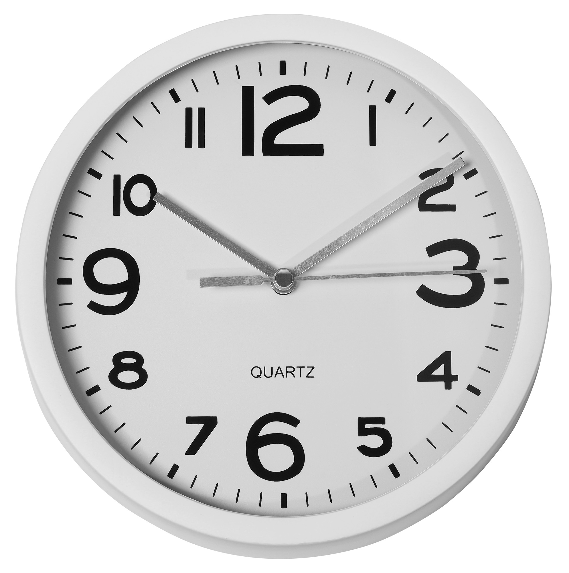 Wandklok - Ø 17.7 cm, wit