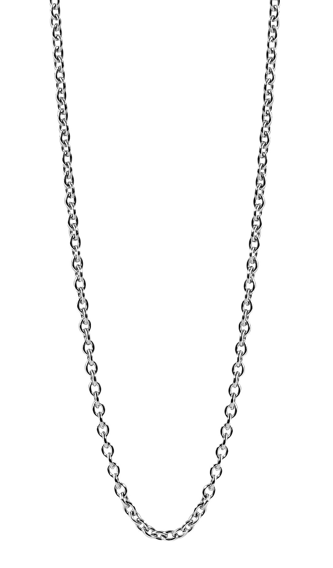 "Ann" 925/- echt zilver, ankerketting, gerhodineerd, 40 cm/ 1,5mm