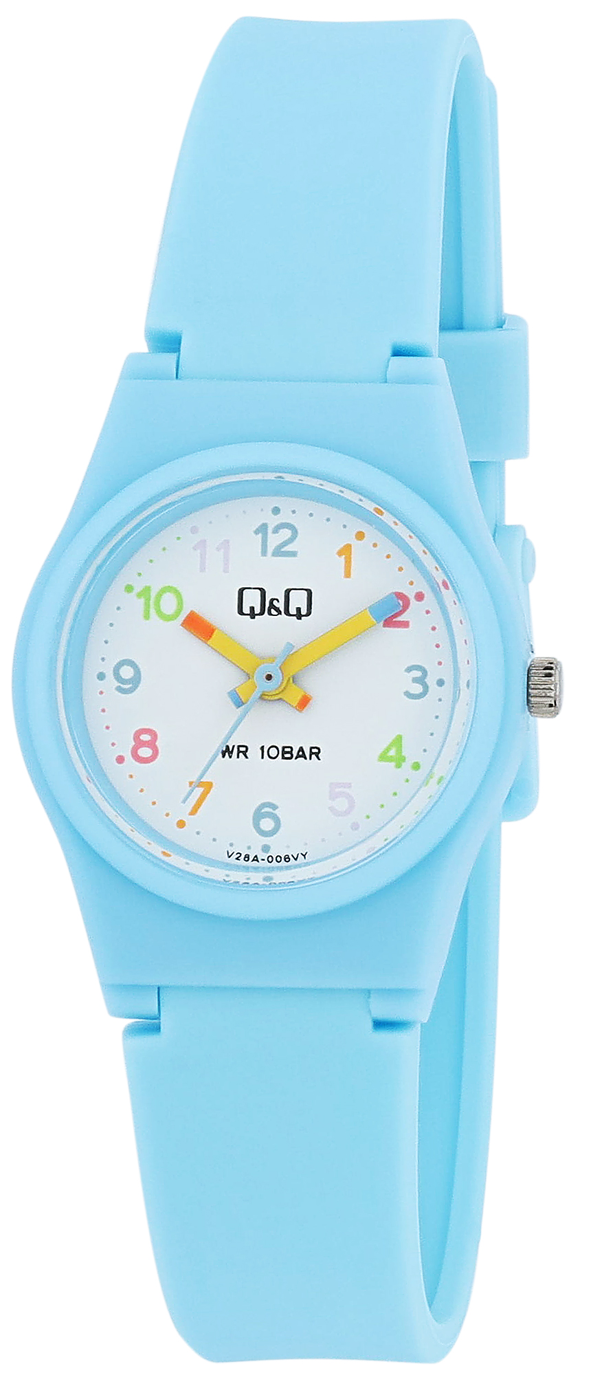 Q&amp;Q kinderhorloge met siliconen band, 10 bar