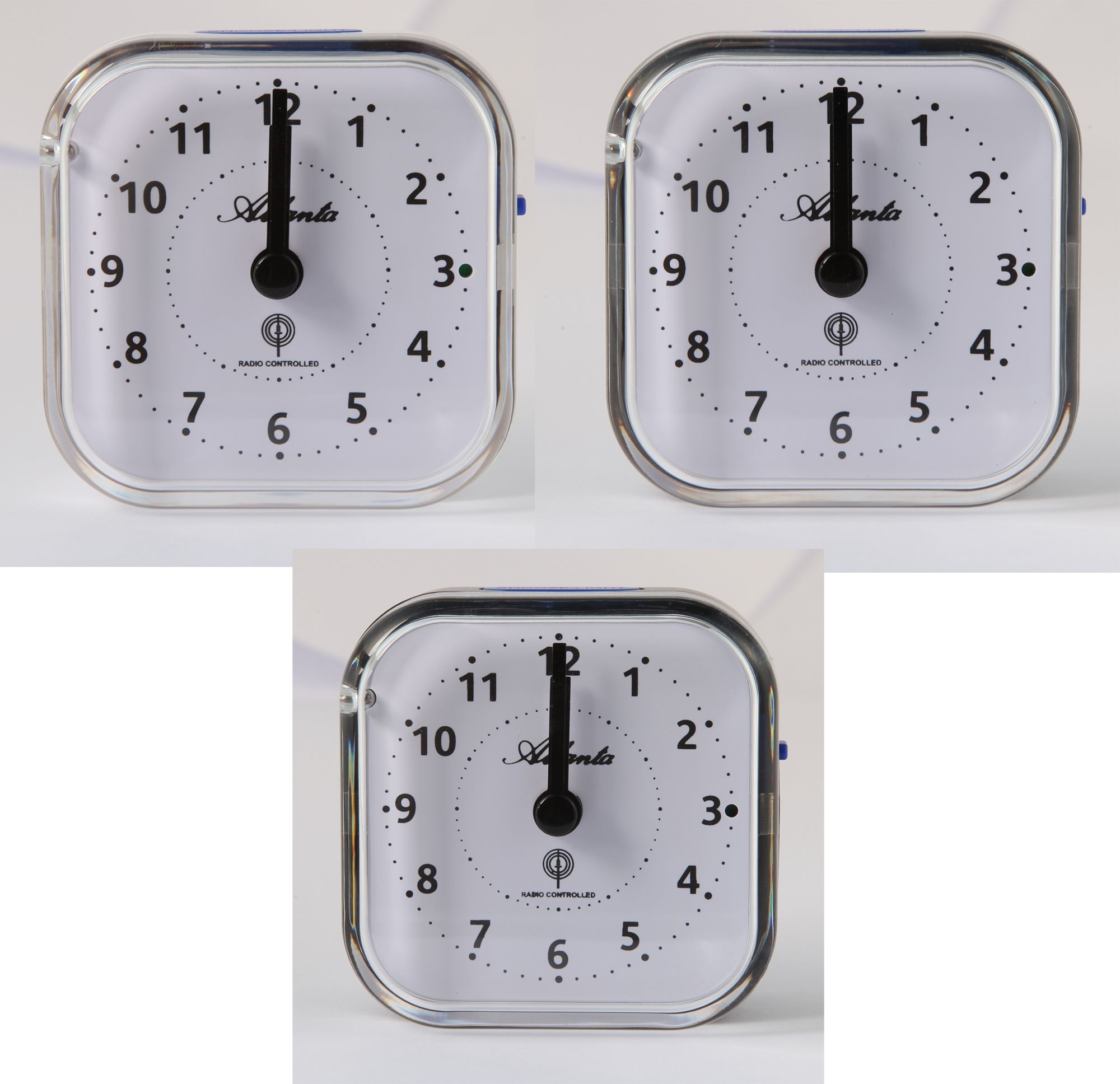 Atlanta radiogestuurde wekkerset, 6 stuks