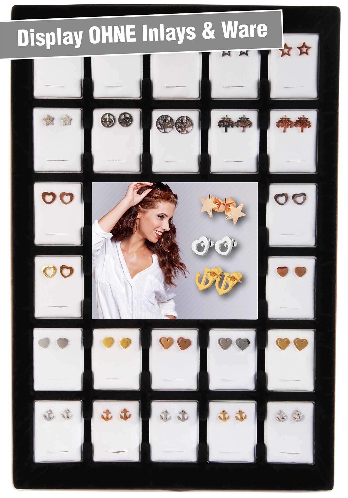 Inzetstuk voor sieradensysteem voor sieradenkaarten Art. nr. 7600162-001 en -002