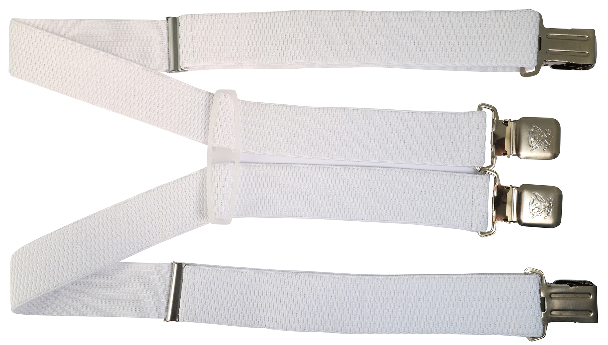 Bretels, 100 cm, elastisch, wit