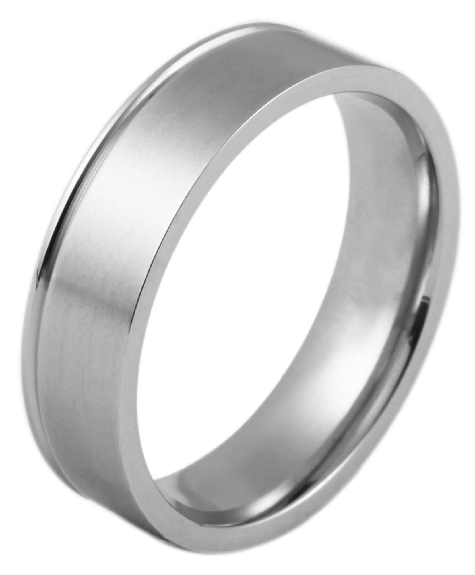 Accentring van roestvrij staal voor mannen