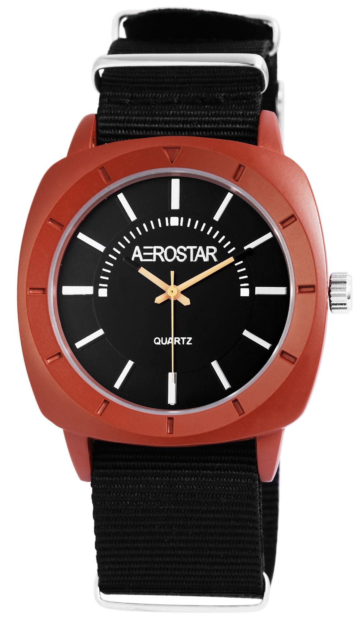 Aerostar herenhorloge met stoffen band
