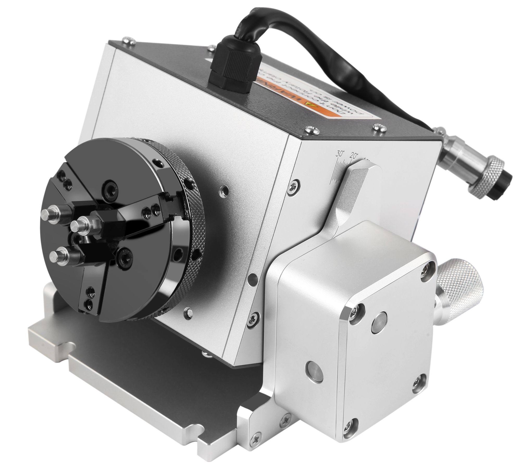 Roterende kleminrichting voor lasermarkeerder IMP-L100, accessoire voor artikel 7900001