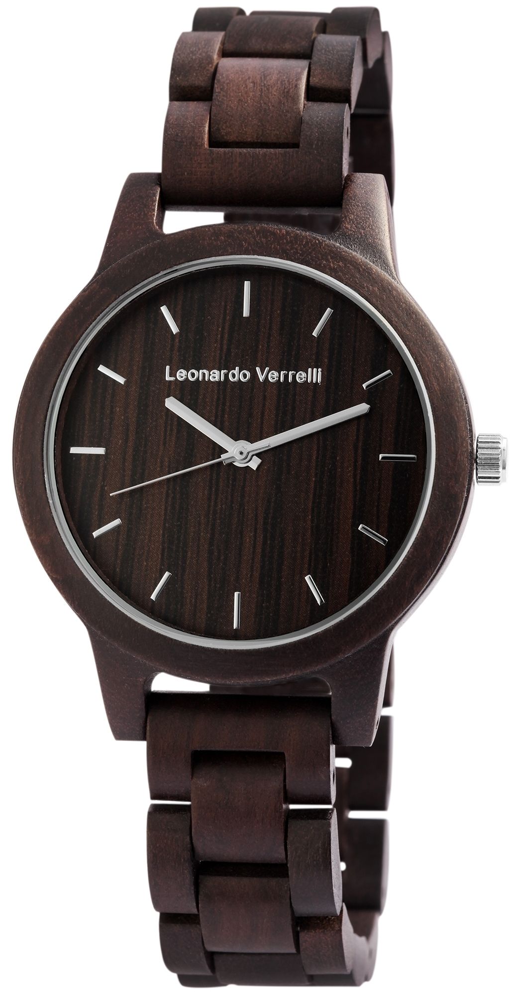 Leonardo Verrelli herenhorloge in sandelhout