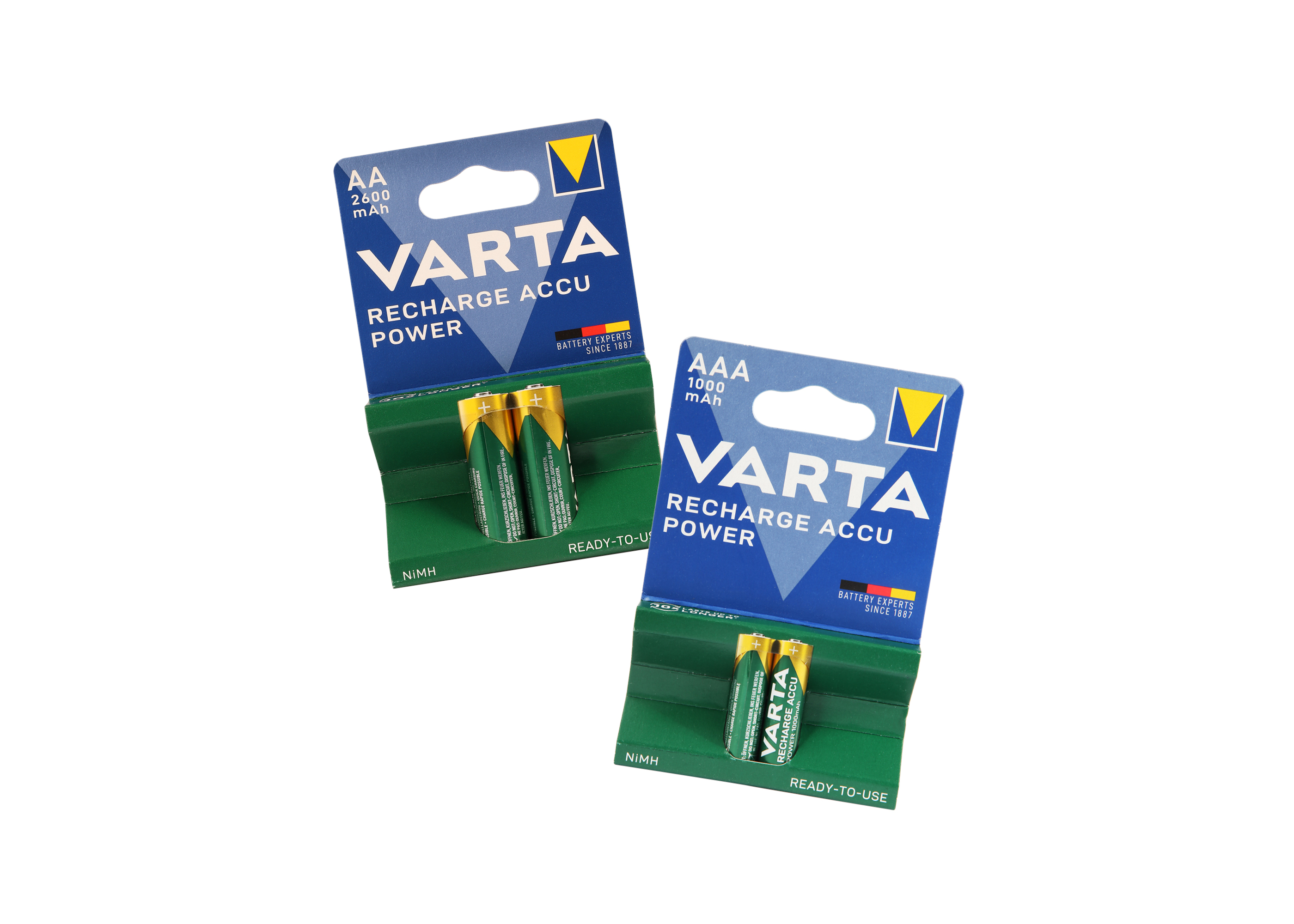 VARTA oplaadbare ACCU in blisterverpakking van 2