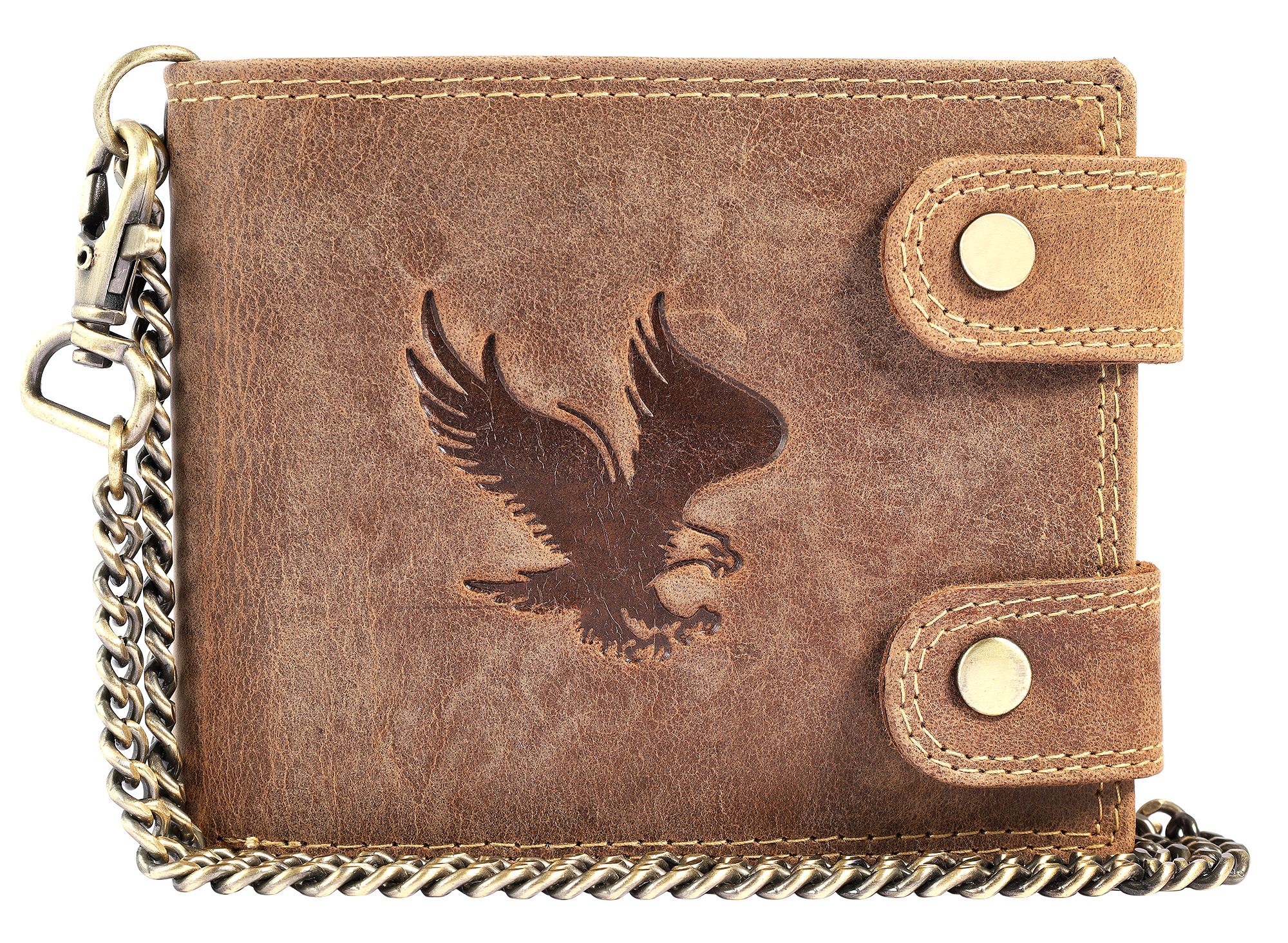 Leonardo Verrelli portemonnee van echt leer, horizontaal, "Adler".