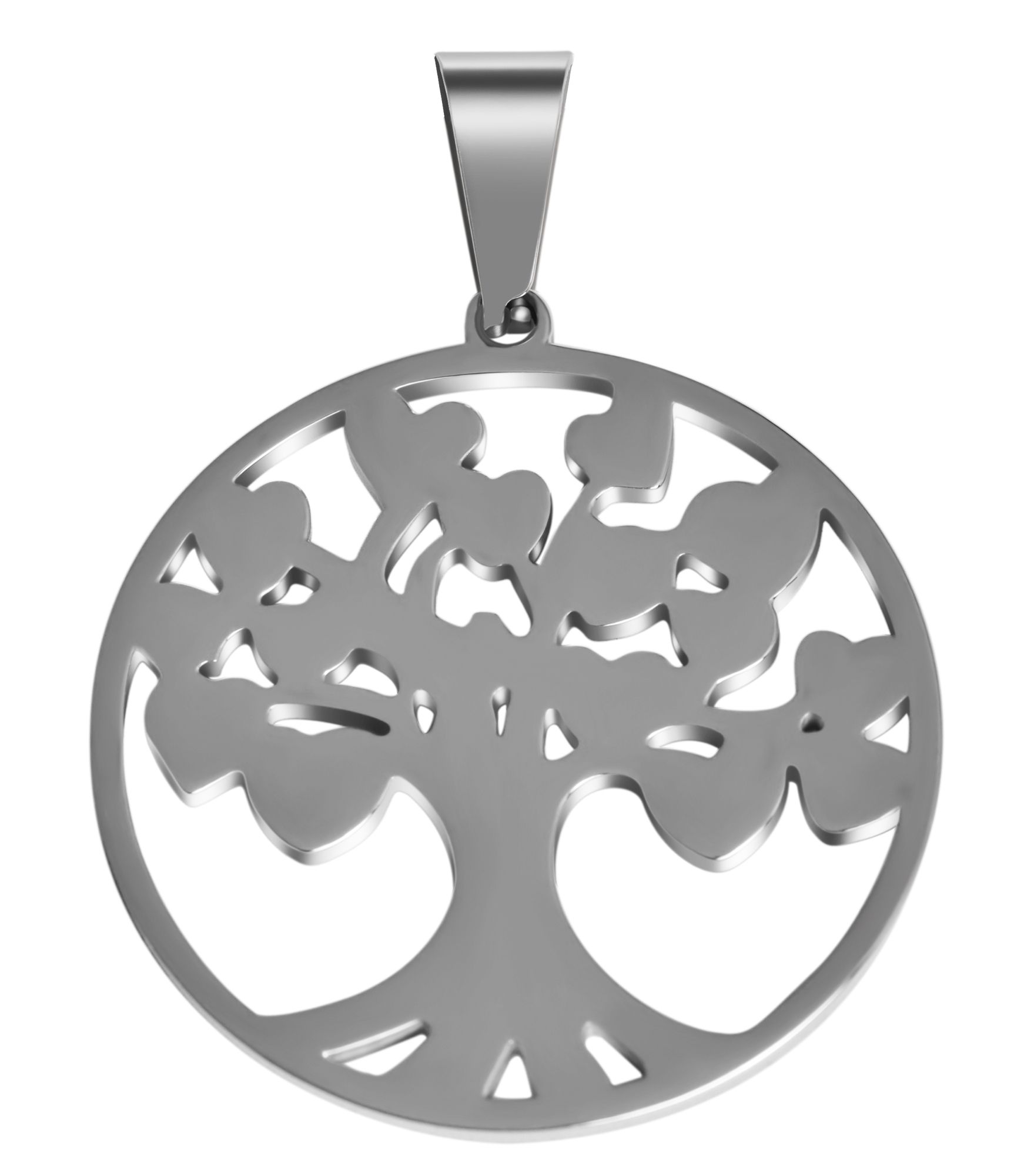 "Aoloa" accent hanger levensboom van roestvrij staal