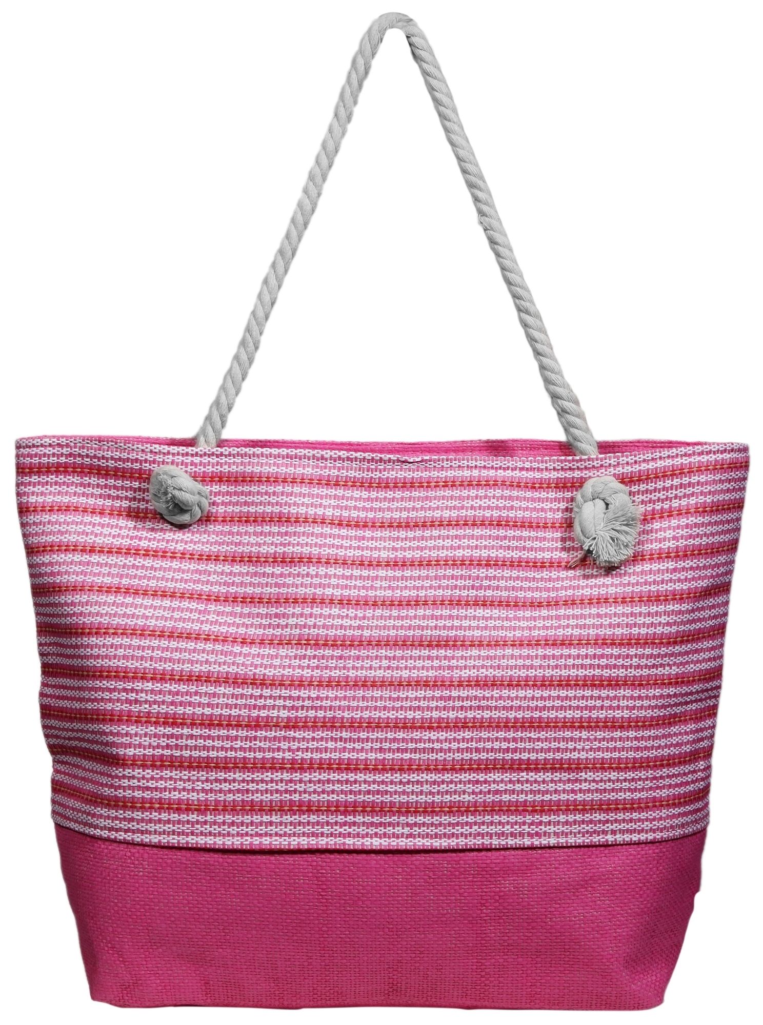 Cham Cham dameshandtas van textiel, afmetingen: 51 x 36 x 14 cm, roze