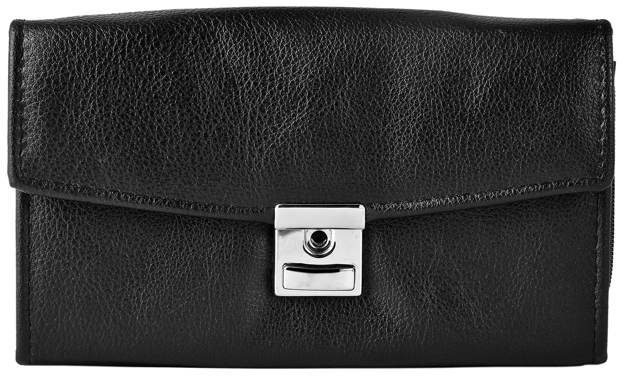 Akzent Kellner Geldbörse aus Echtleder in schwarz