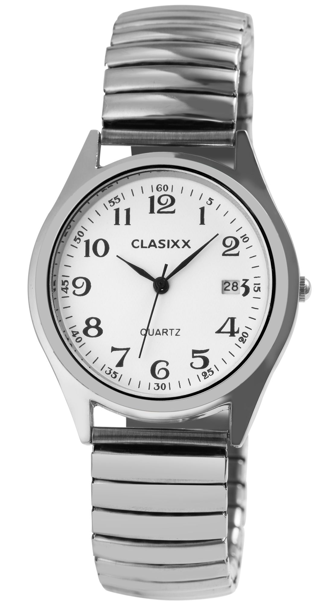 Classix Herrenuhr mit Edelstahlzugband