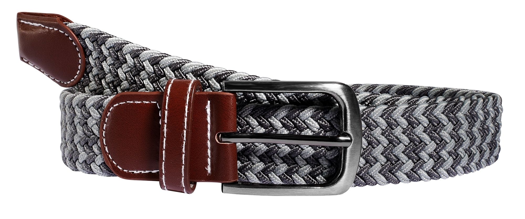 Flechtgürtel aus Textil, Gr 110cm (M)