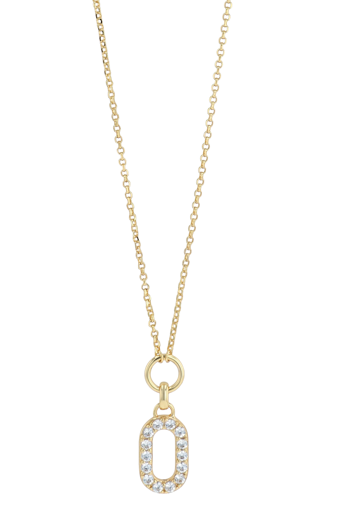 Sif Jakobs Jewellery 925/- Echt Silber Kette mit Anhänger "Capizzi Piccolo", vergoldet, 45 cm